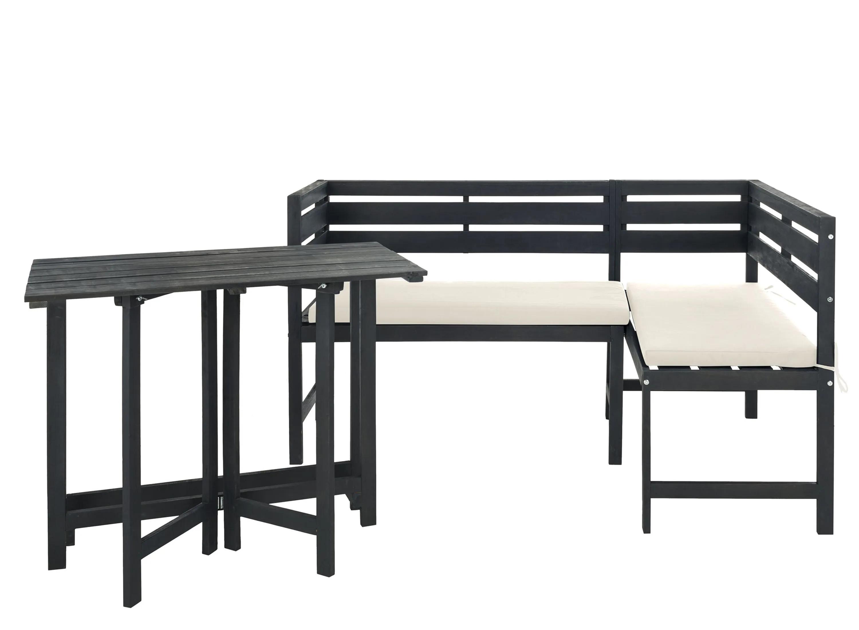 Safavieh Wilton Balcony Corner Lounge Set - Gray/Grey