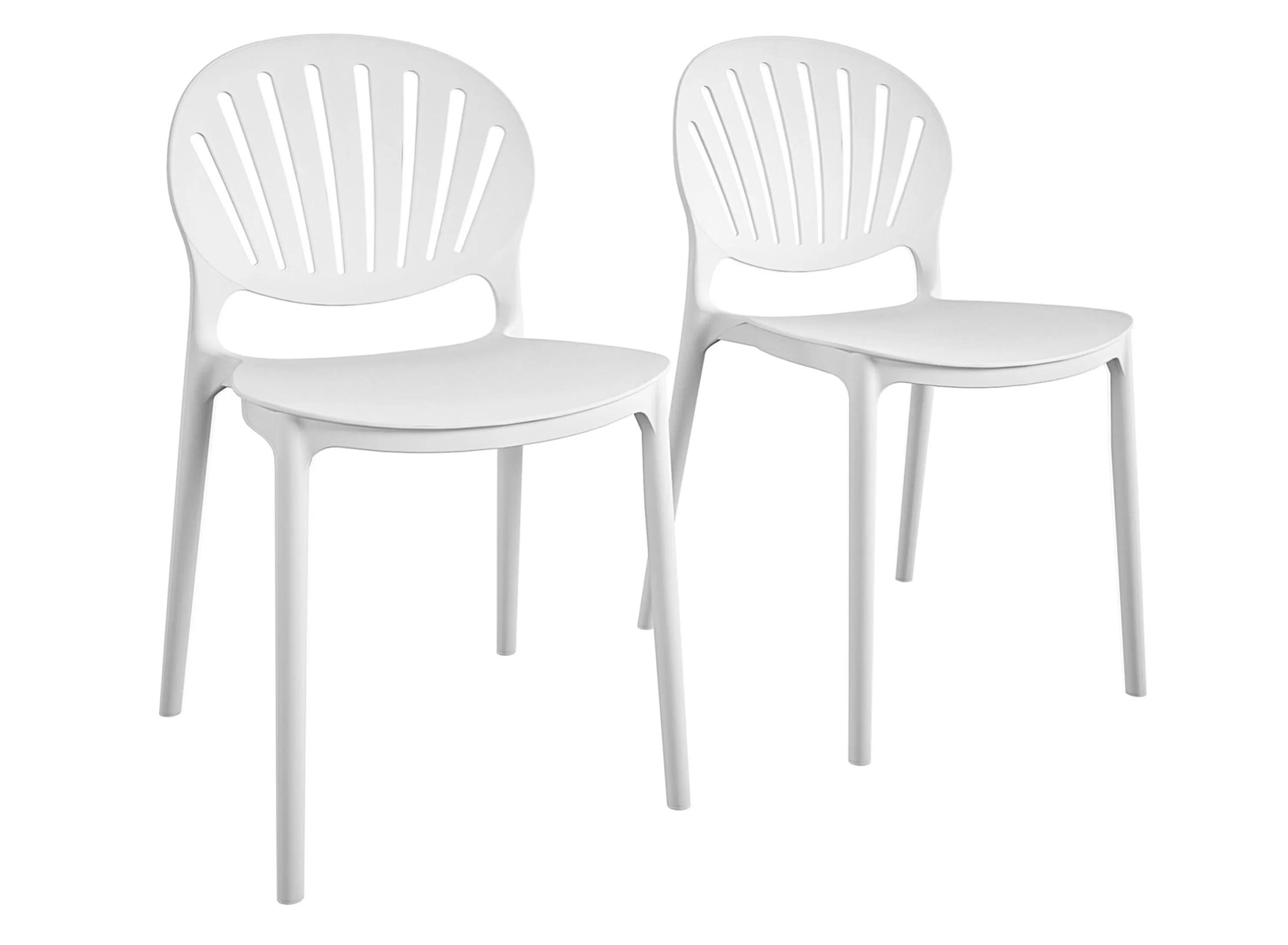 COSCO Outdoor Stacking Resin Chair - Set of 2