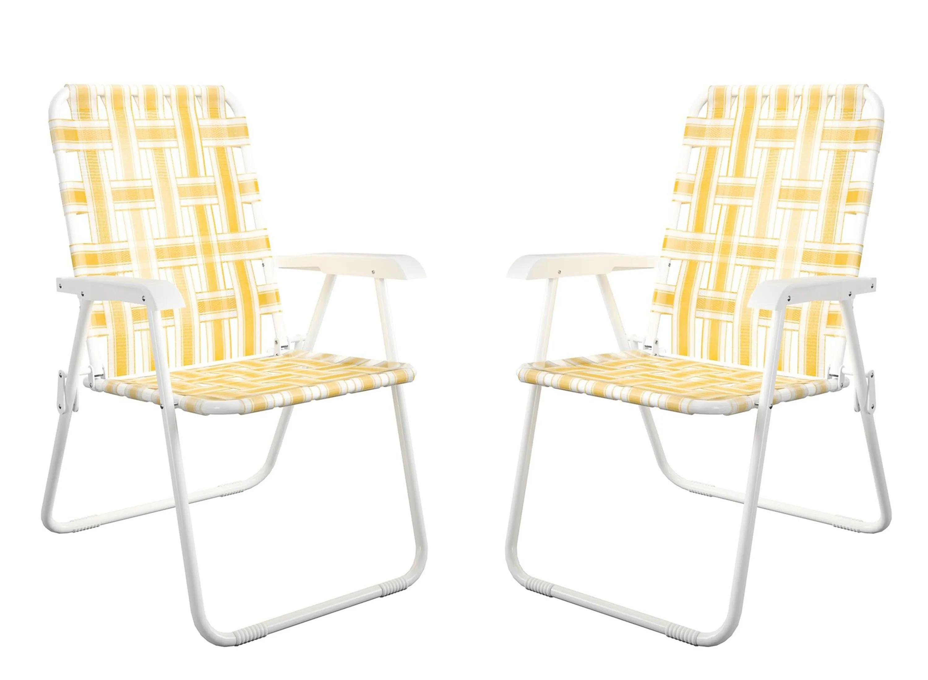 Novogratz Poolside Gossip Outdoor Priscilla Folding Chairs - Set of 2