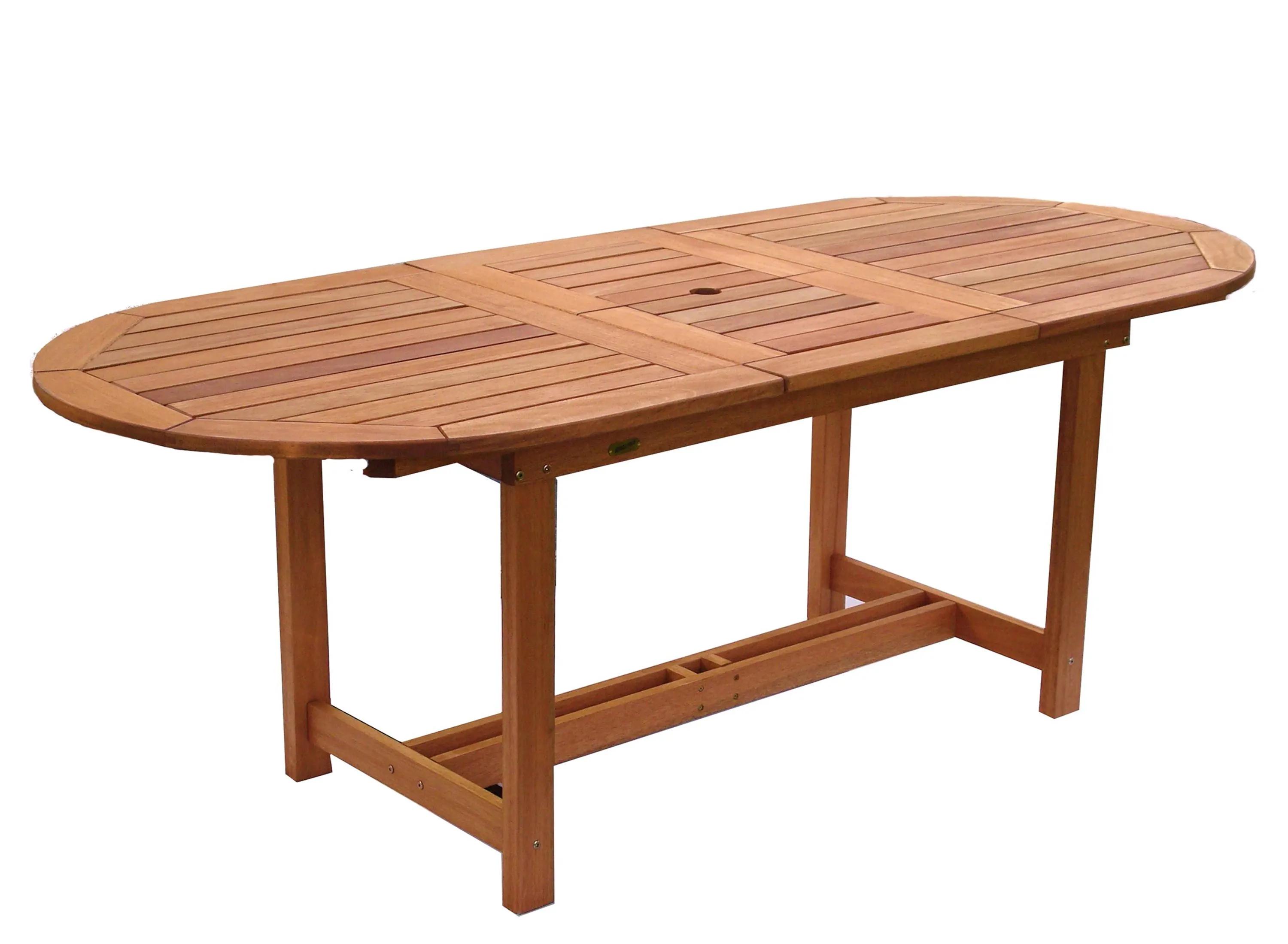 241255710 Amazonia 71 Outdoor Dining Table w/ Leaf sku 241255710