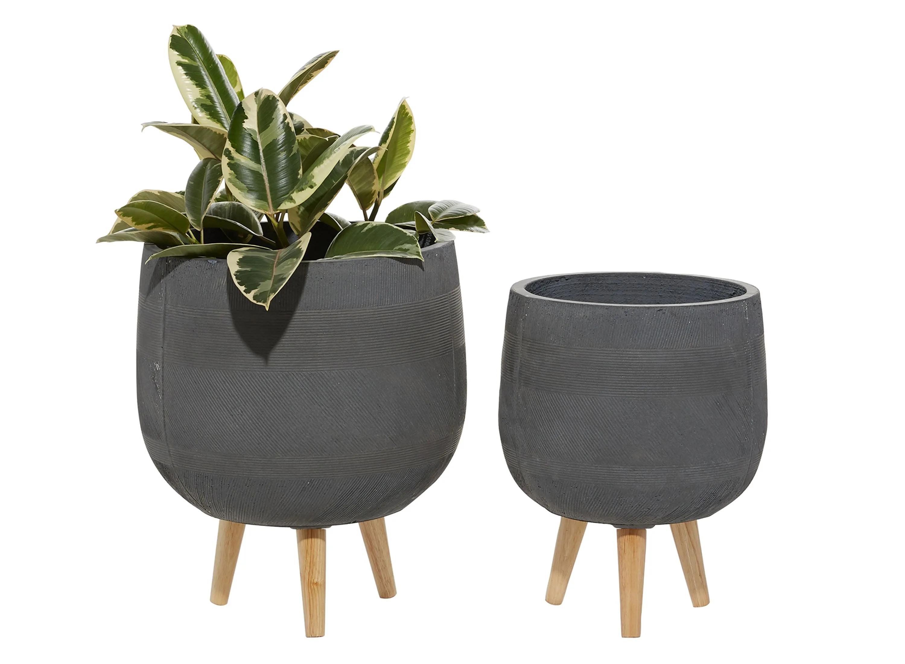 241326170 Ivy Collection Sayyida Planter - Set of 2 sku 241326170