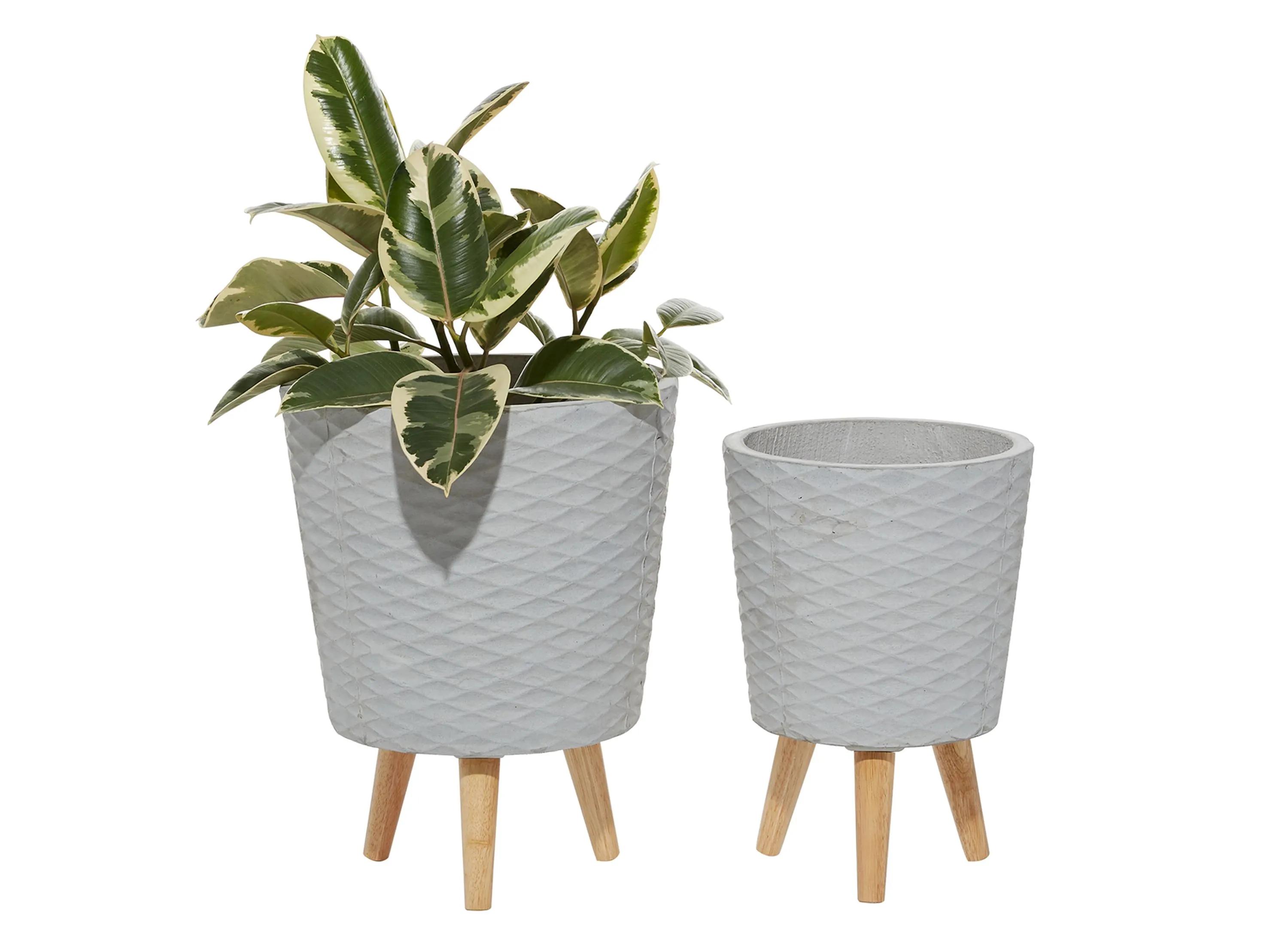 Ivy Collection Galeras Planter - Set of 2