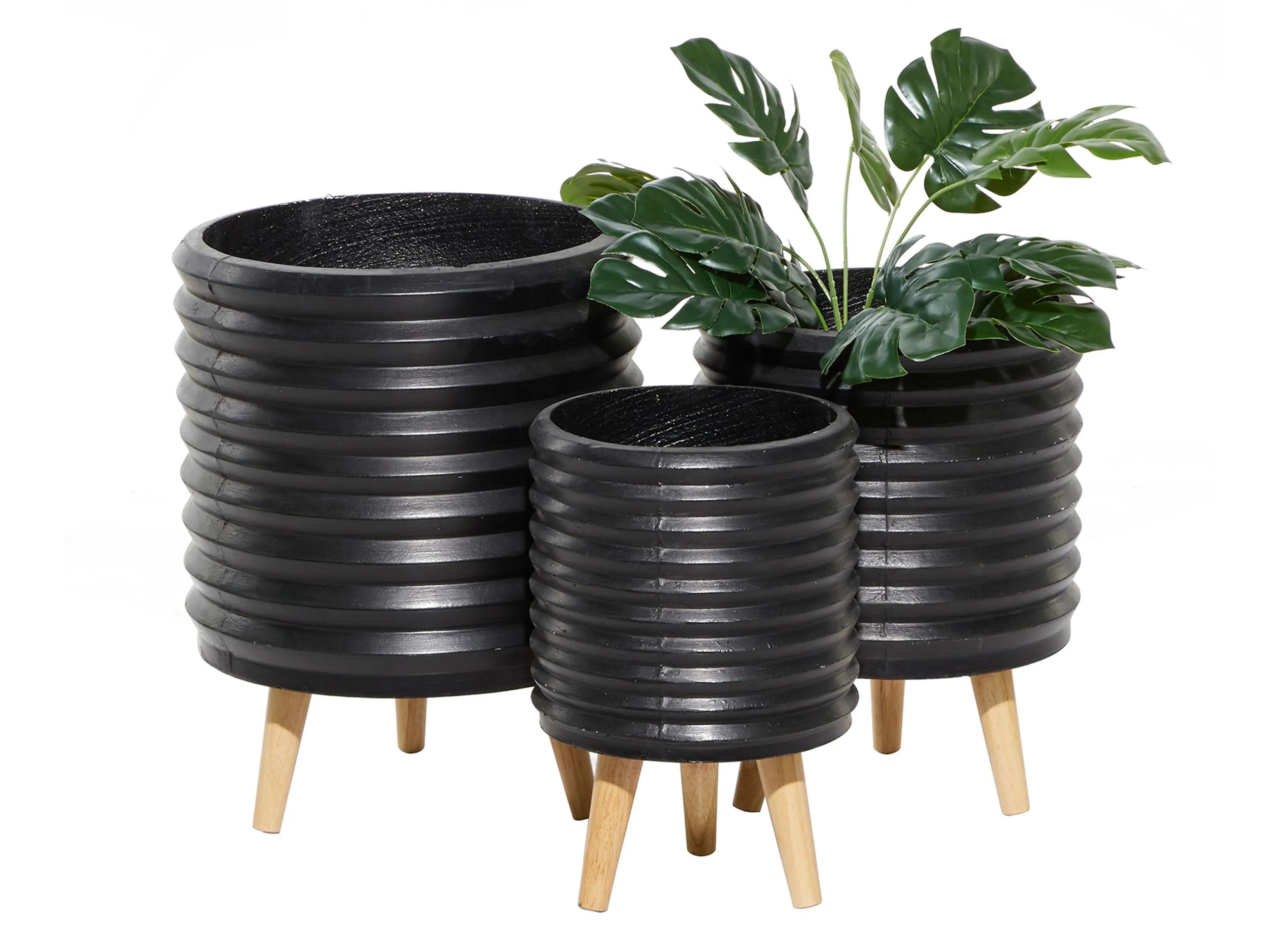 241327190 CosmoLiving Braunfels Planter Set of 3 sku 241327190