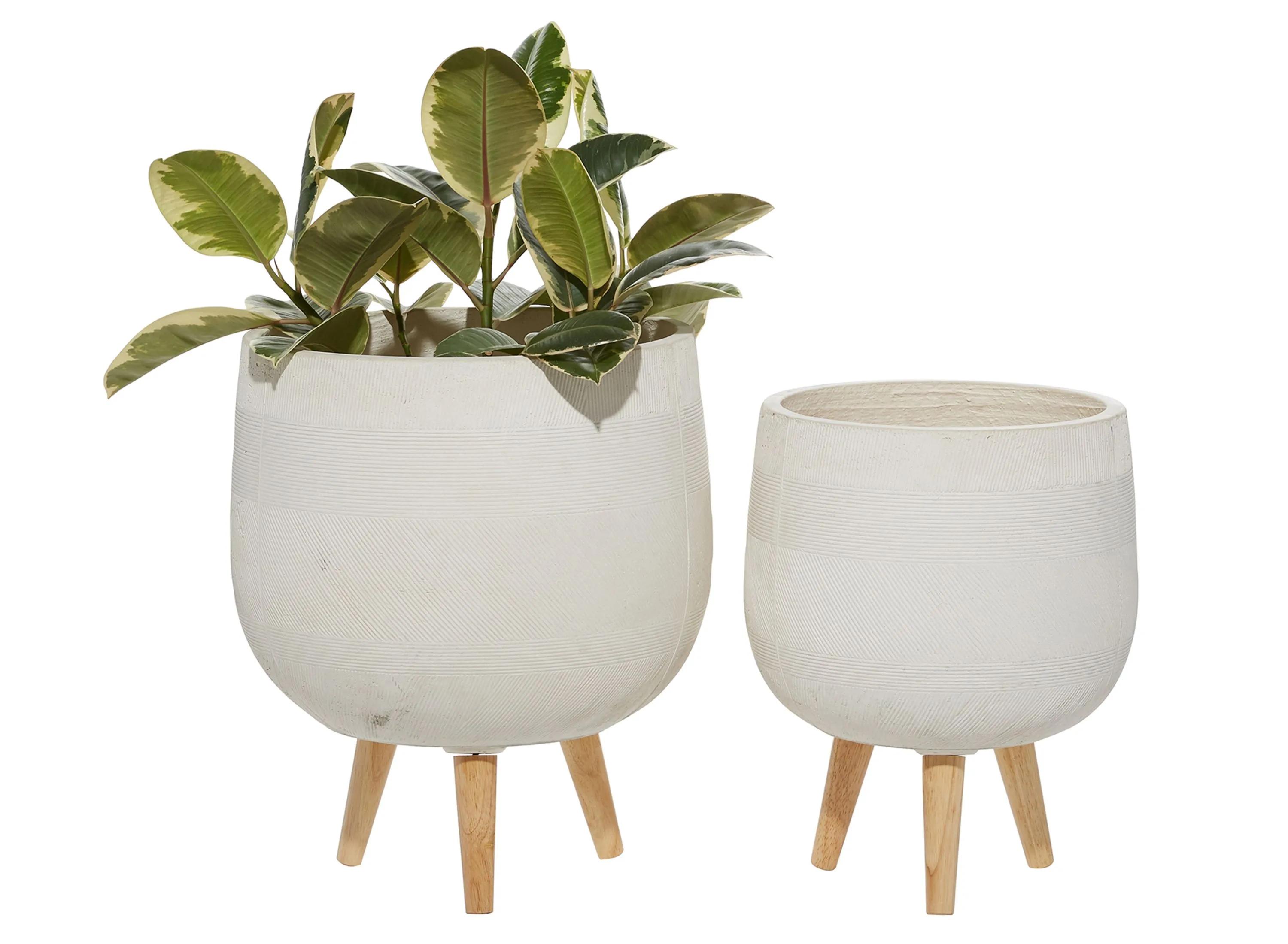 Ivy Collection Wyvernwoode Planter - Set of 2