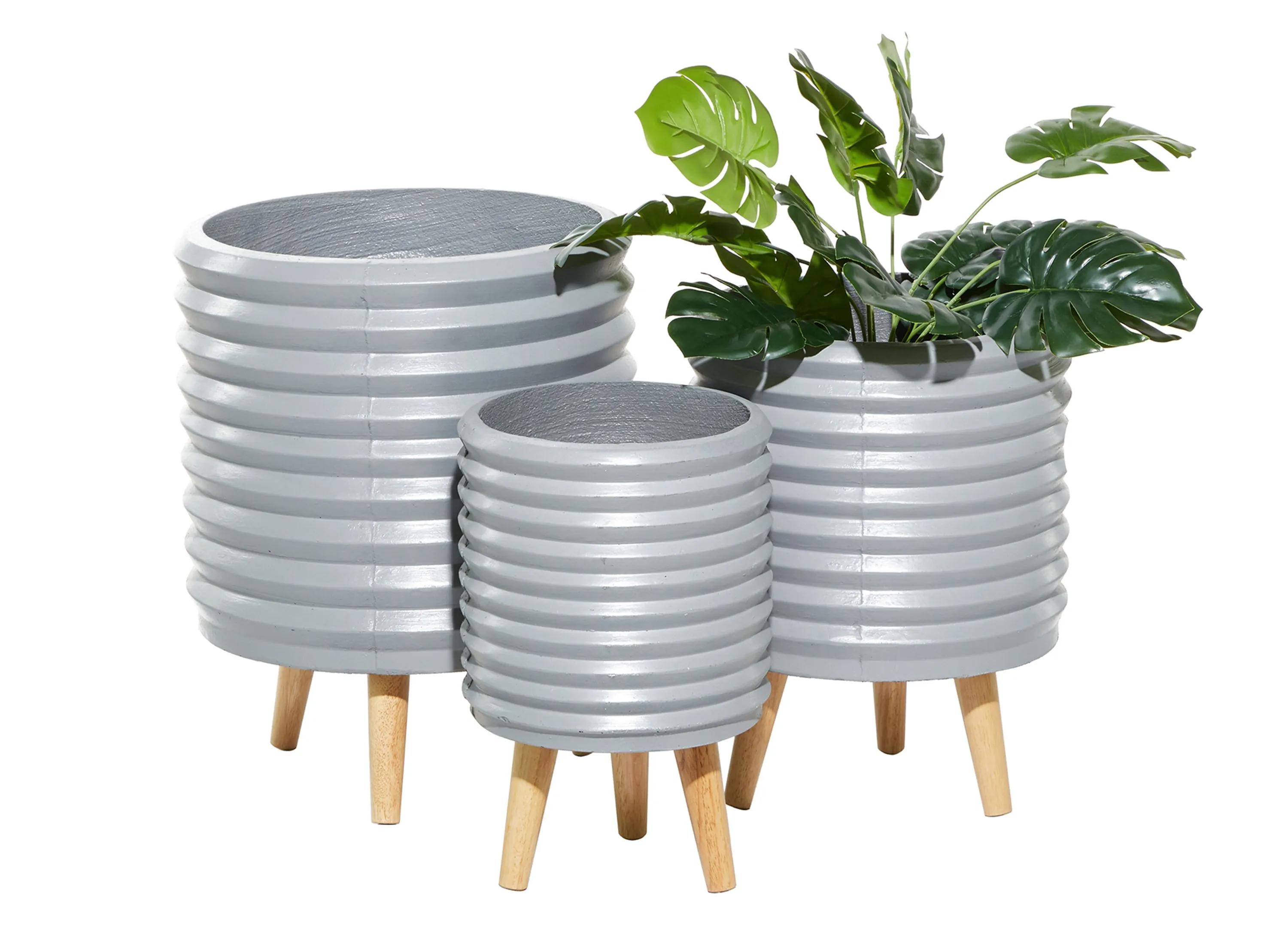 CosmoLiving Braunfels Planter Set of 3