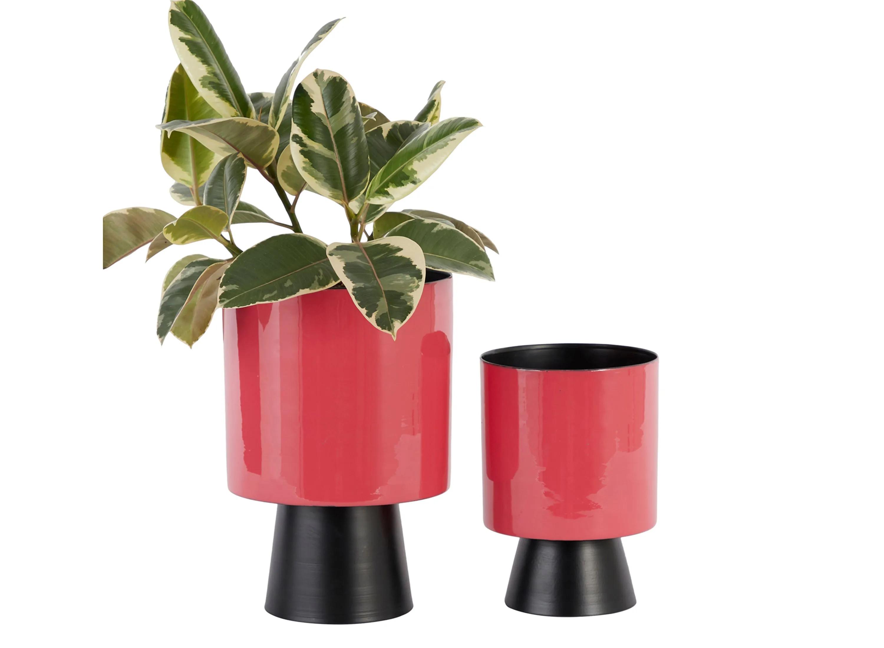 Ivy Collection Majorette Planter Set of 2