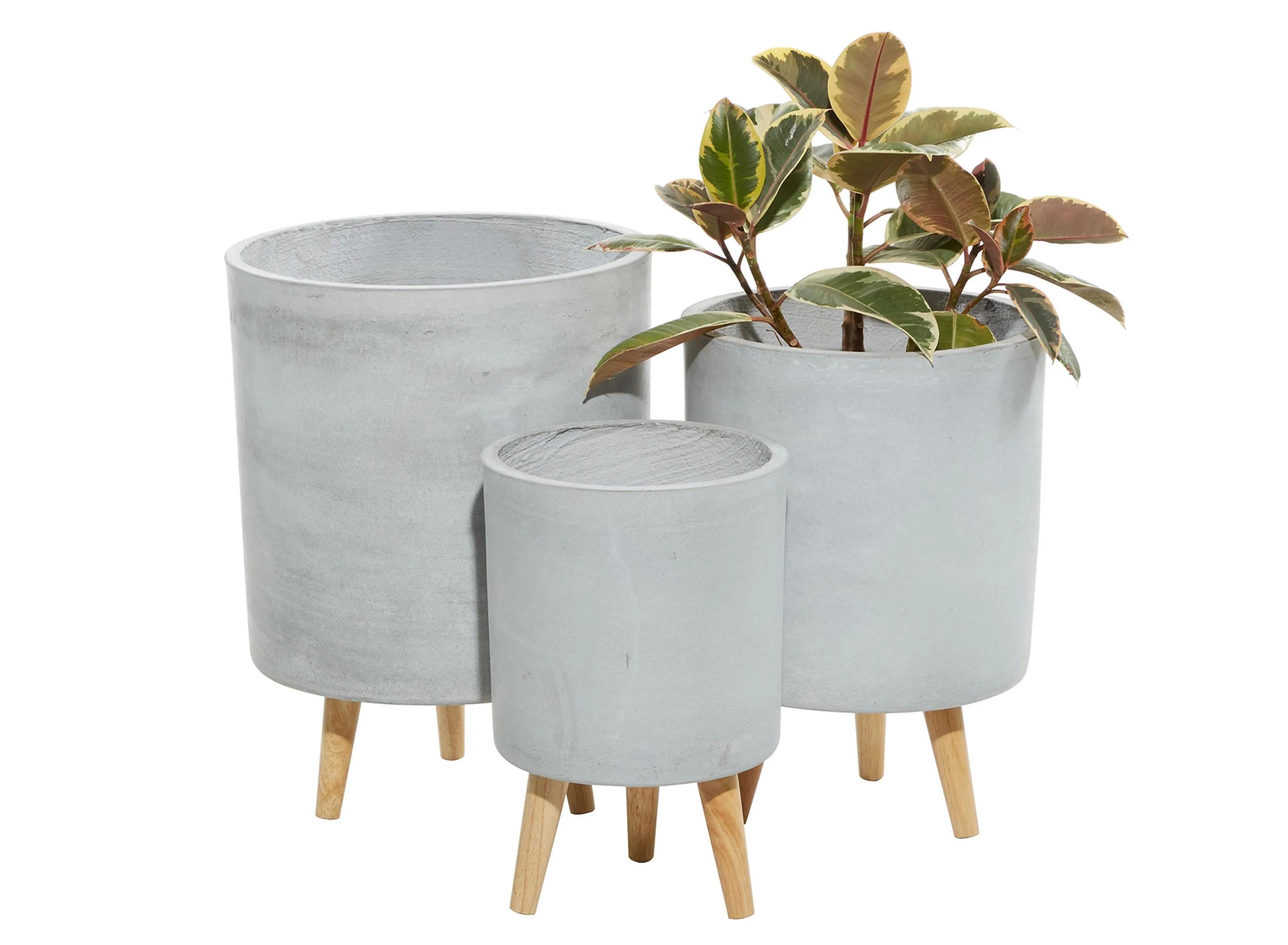 Ivy Collection Alphabittle Planter Set of 3
