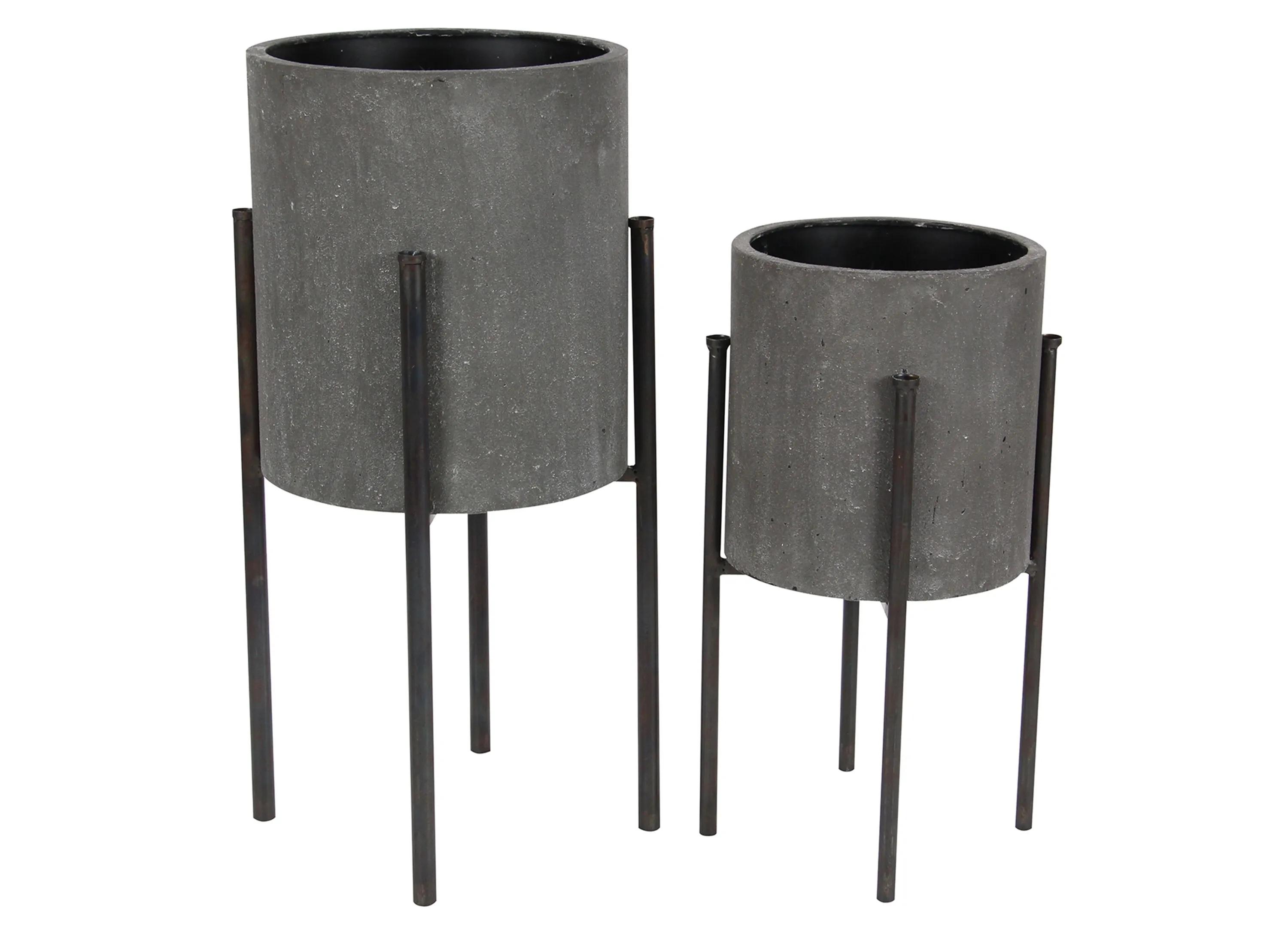 Ivy Collection Pinellas Planter- Set of 2