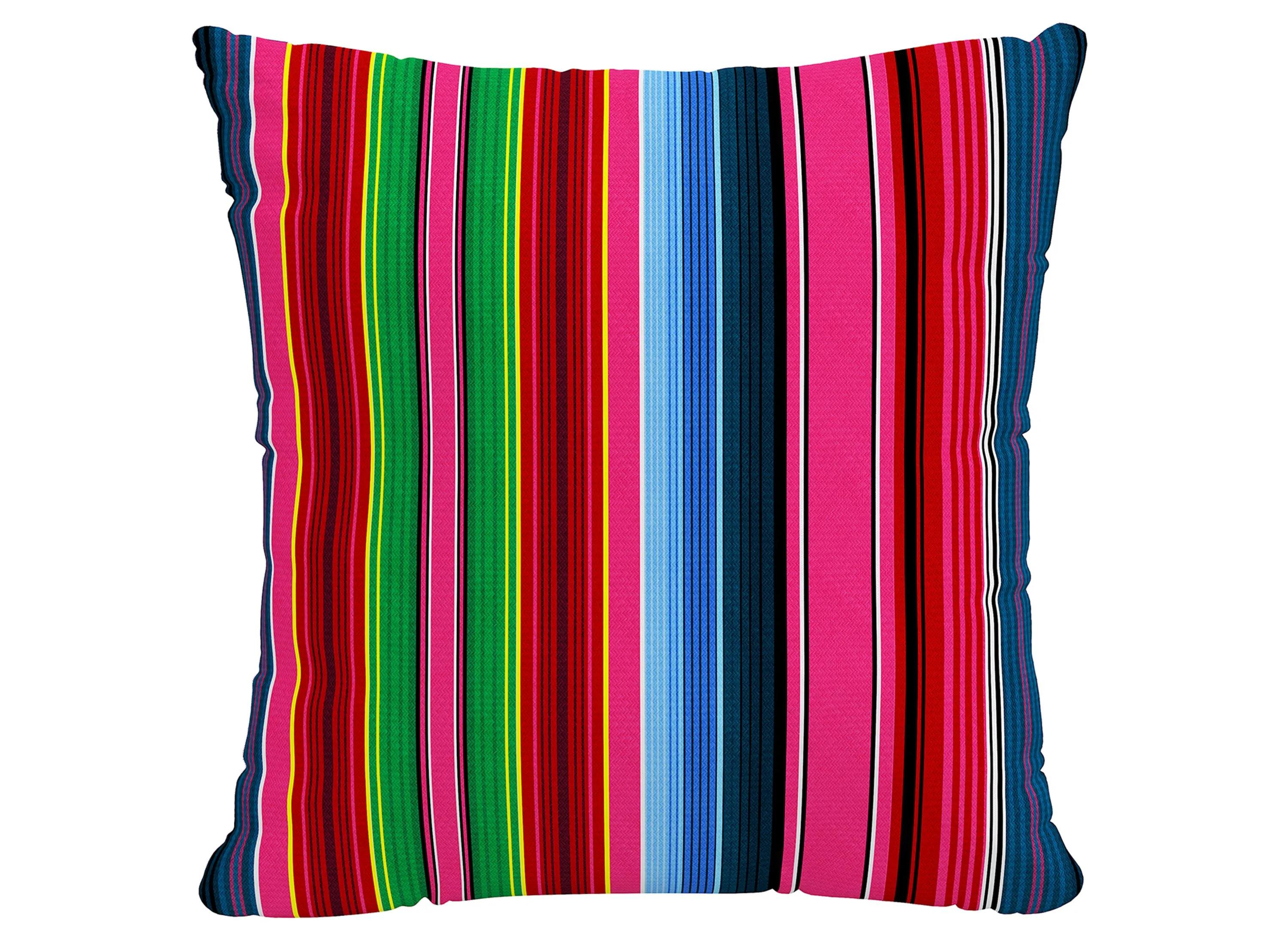 20 Outdoor Serape Stripe Pillow