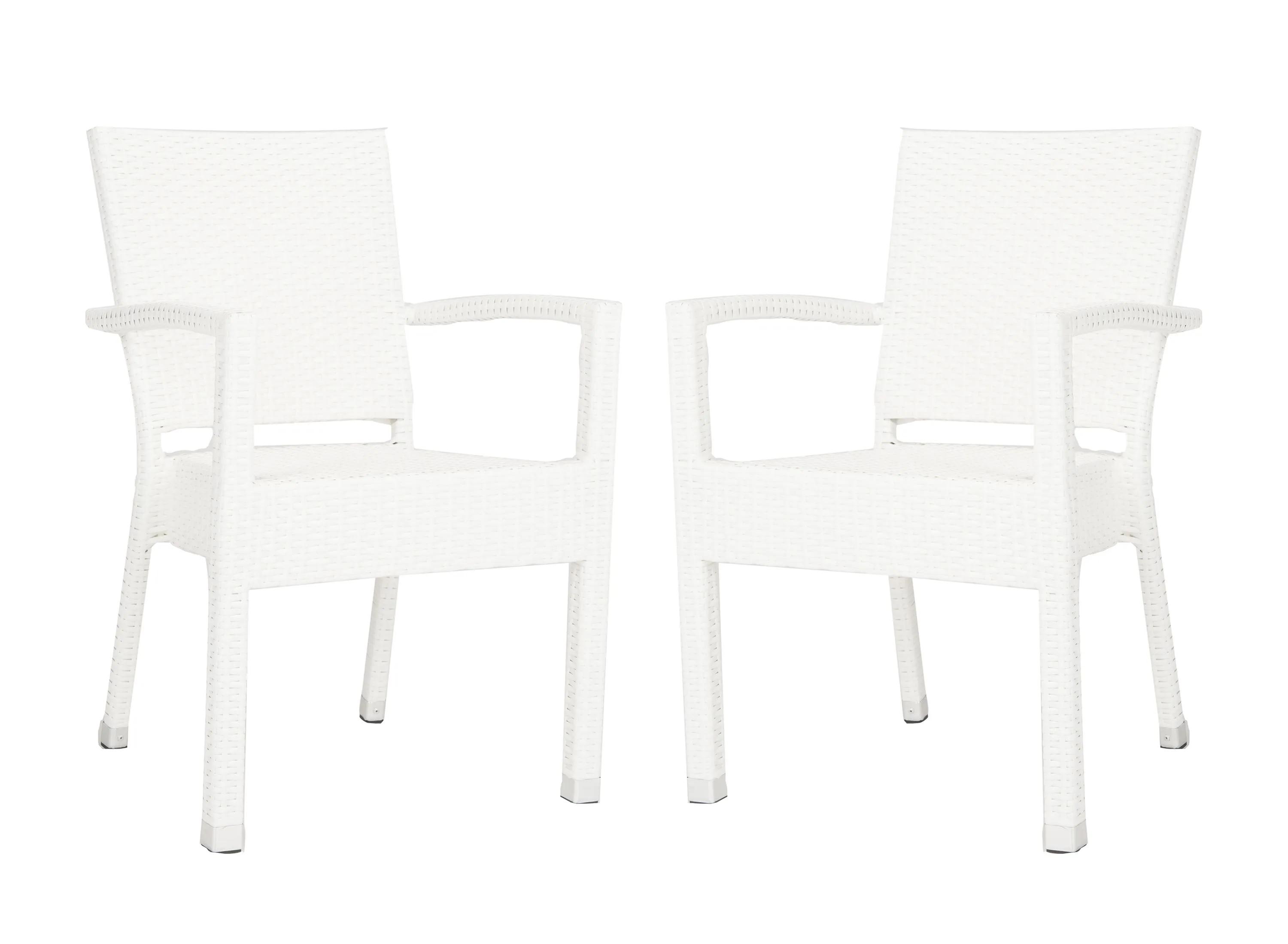 Darryl Outdoor Stacking Arm Chair - Set of 2