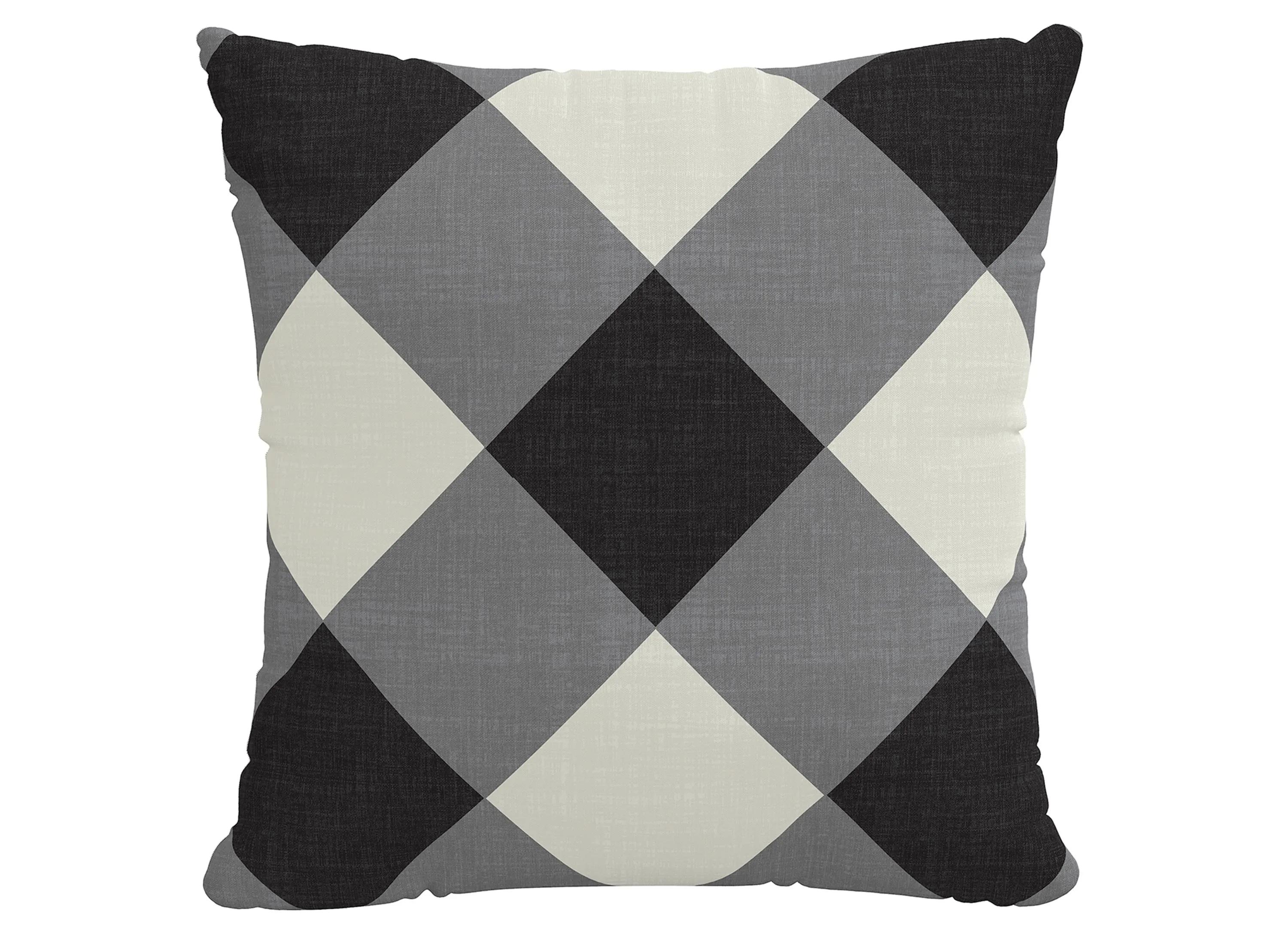 20 Outdoor Diamond Check Pillow