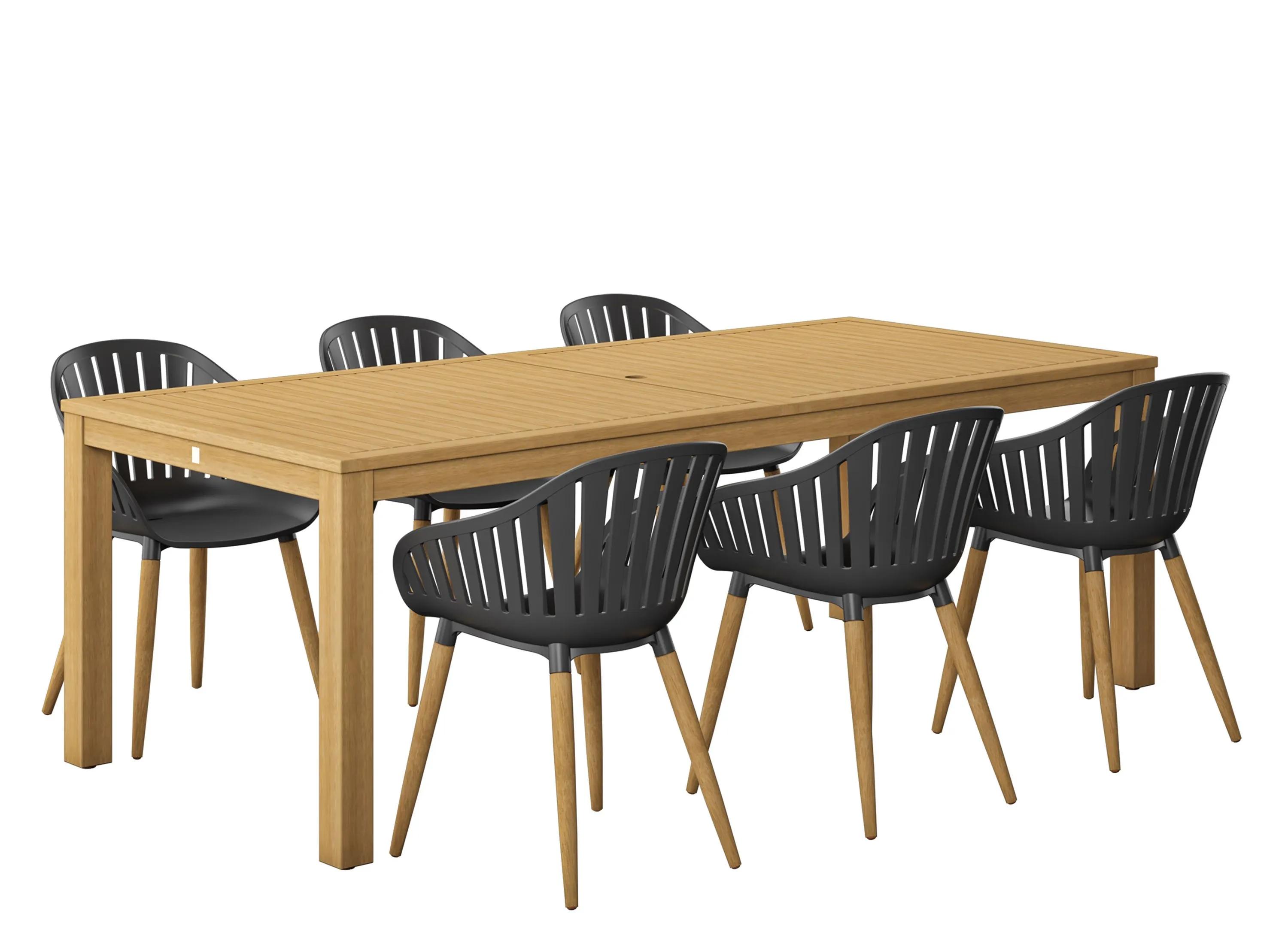 Amazonia 7-pc. Outdoor Rectangular Patio Dining Set