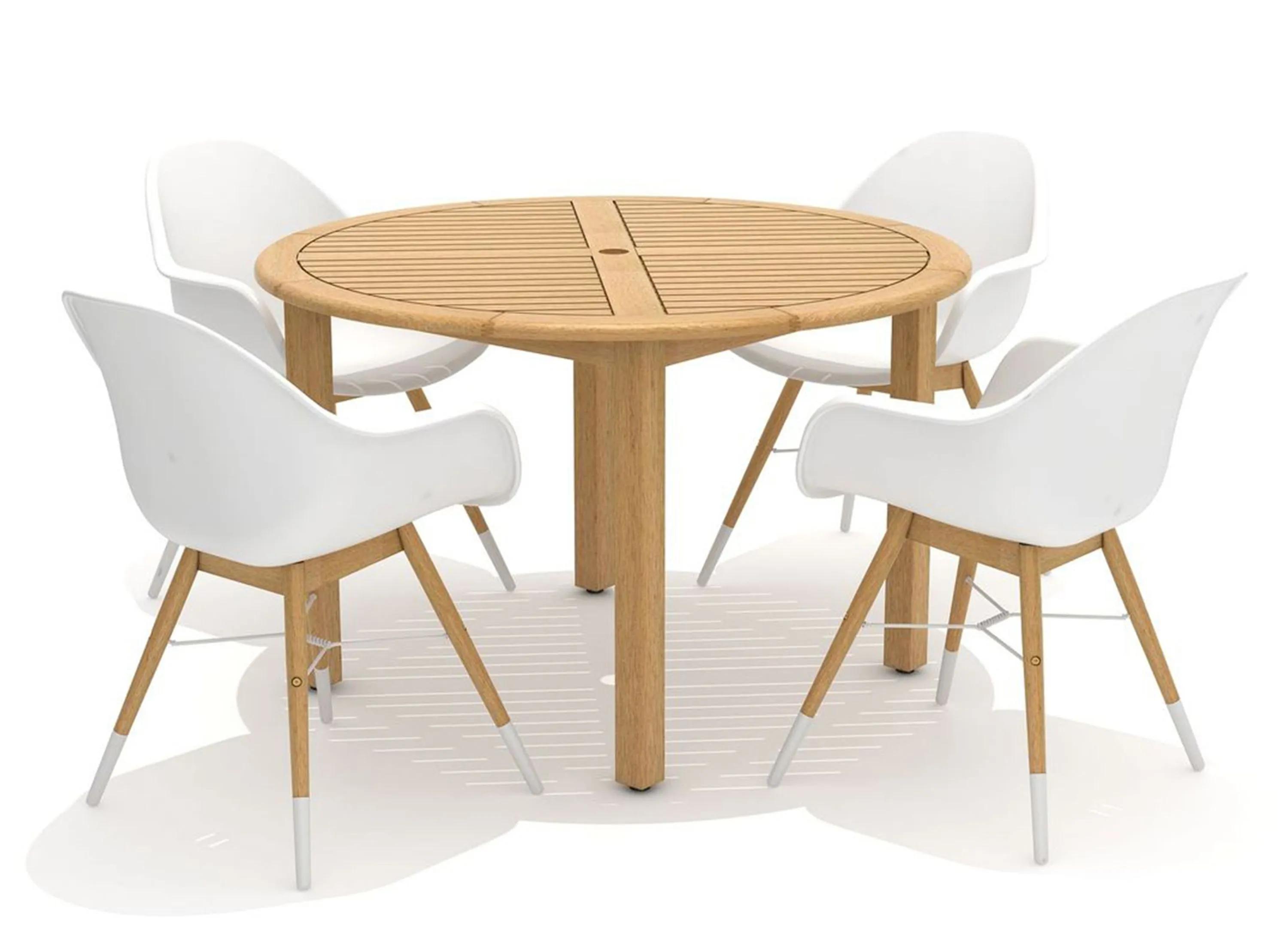 Lifestyle Garden 5-Pc. Outdoor Round Dining Set