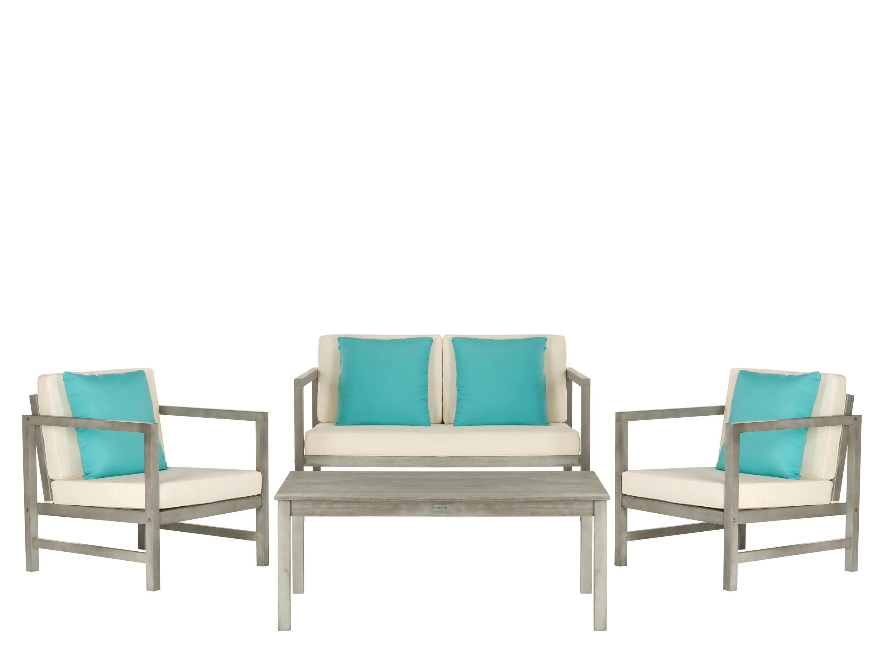 Hinaku 4-pc. Outdoor Set w/ Accent Pillows