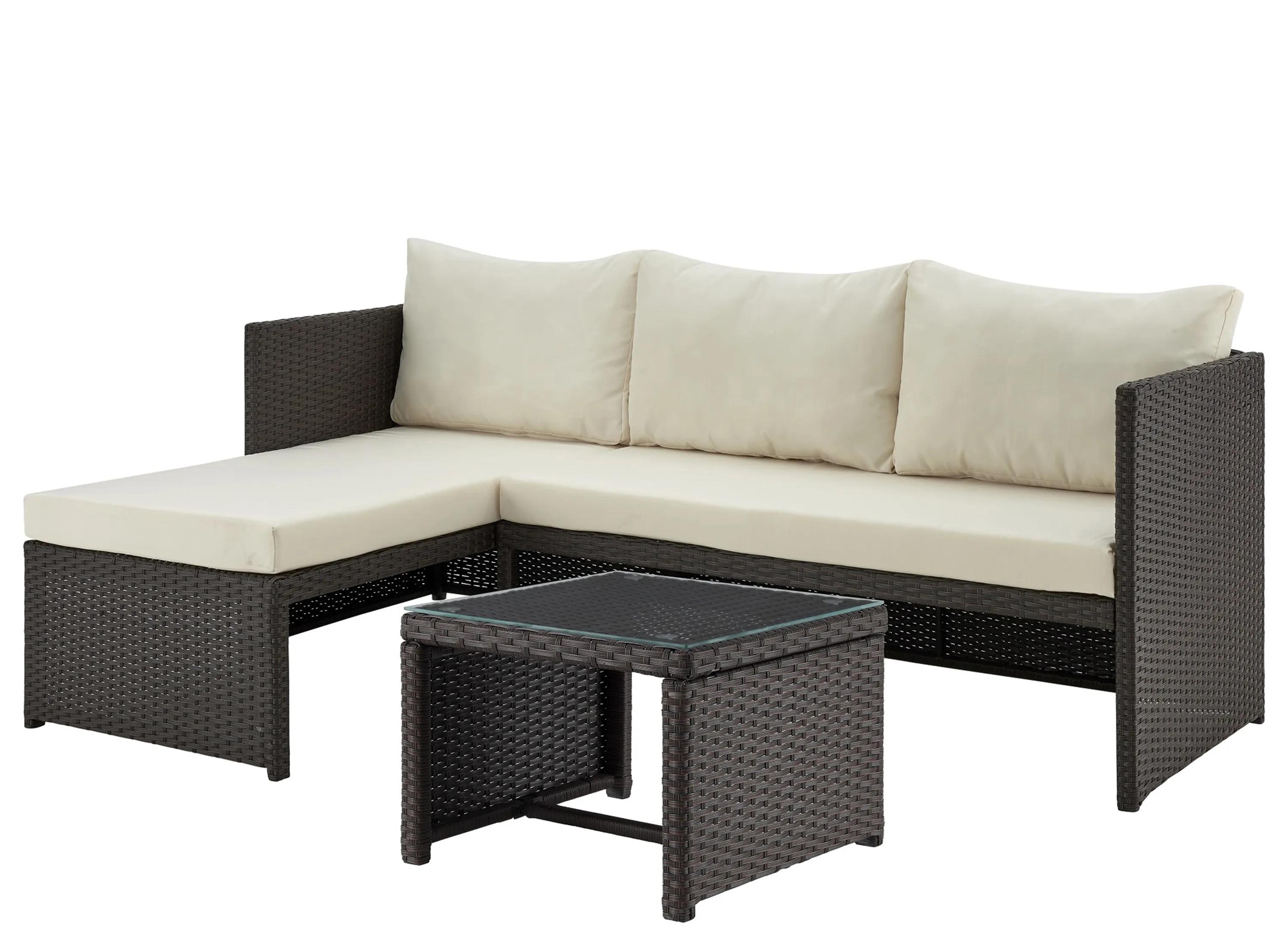 Menton 2 Pc Outdoor Patio Set