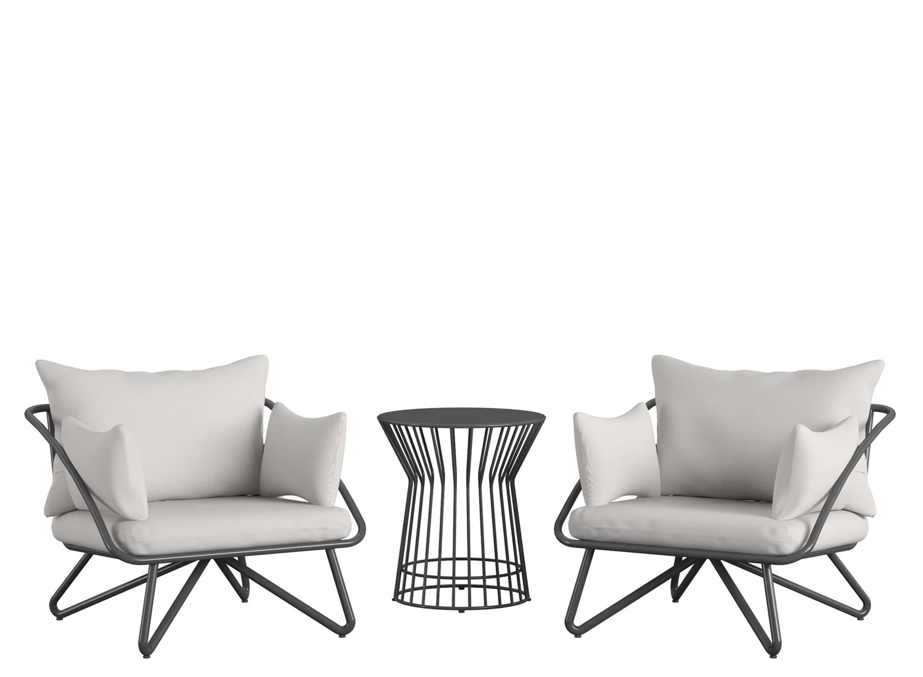 Novogratz Poolside Gossip Outdoor Teddi Conversation Set