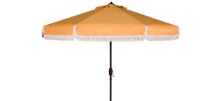 Fabia Fringe Crank Umbrella