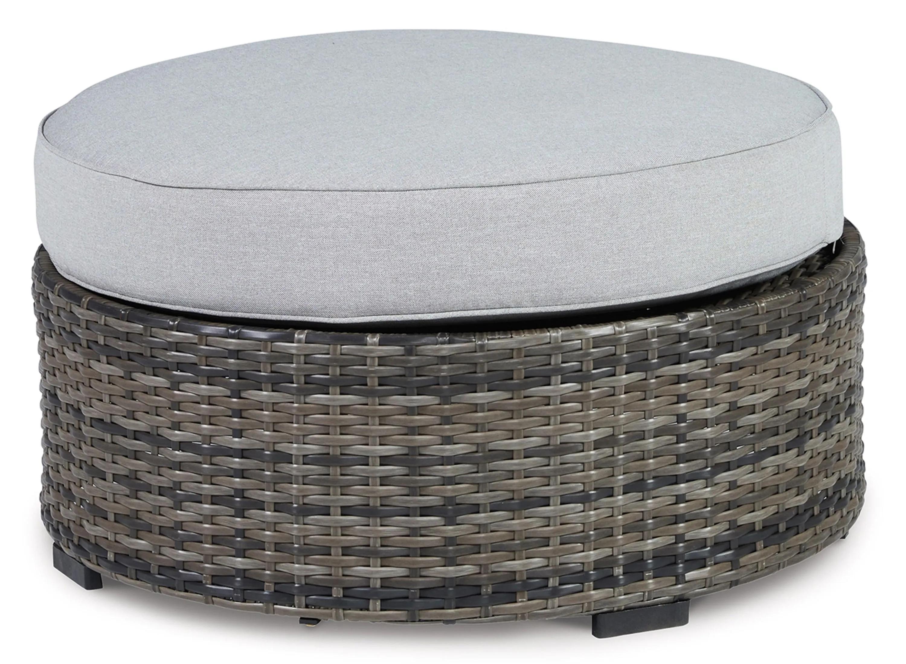 Harbor Court Ottoman with Cushion