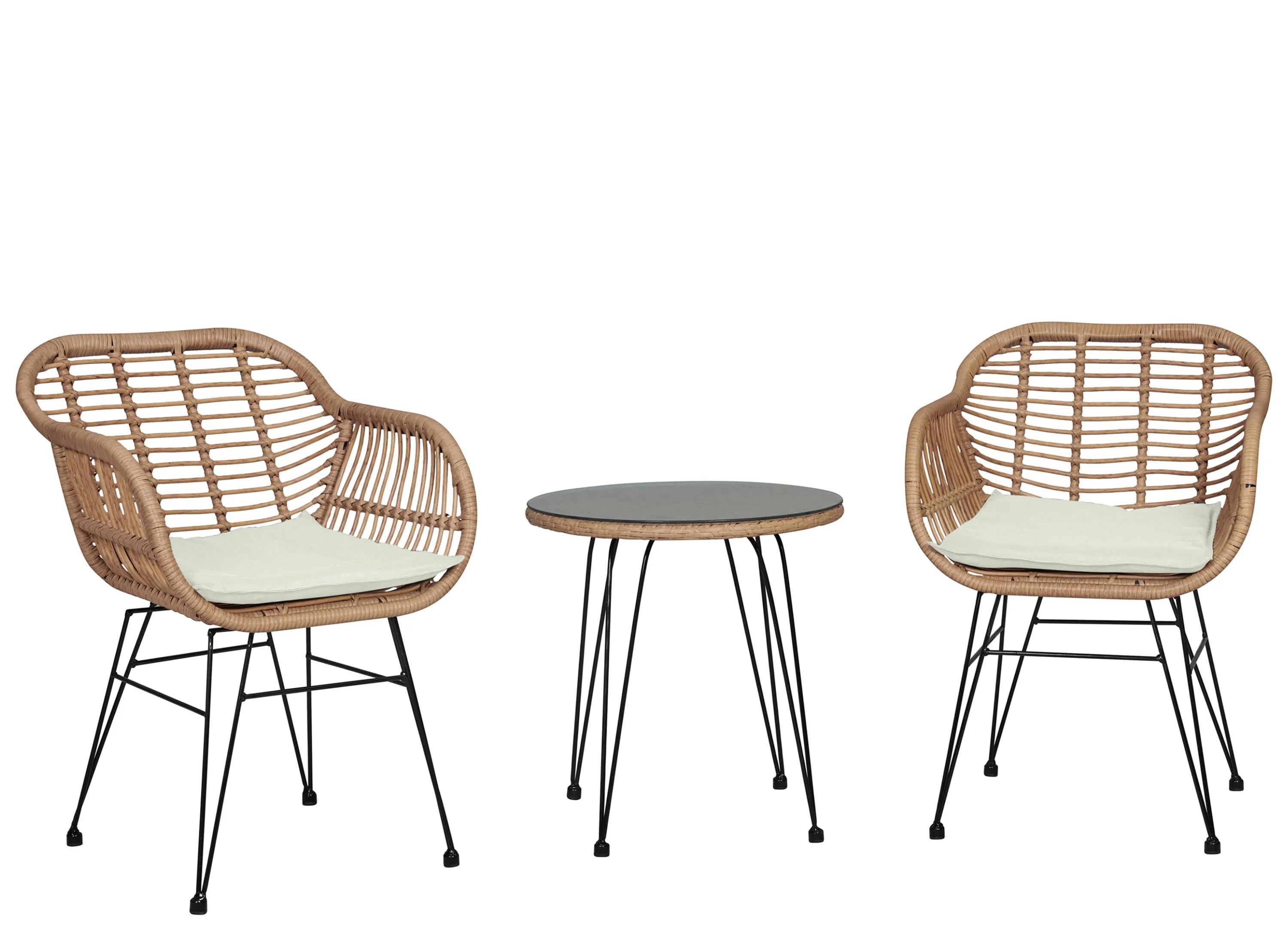 Antibes 1.0 3 Pc Outdoor Patio Set