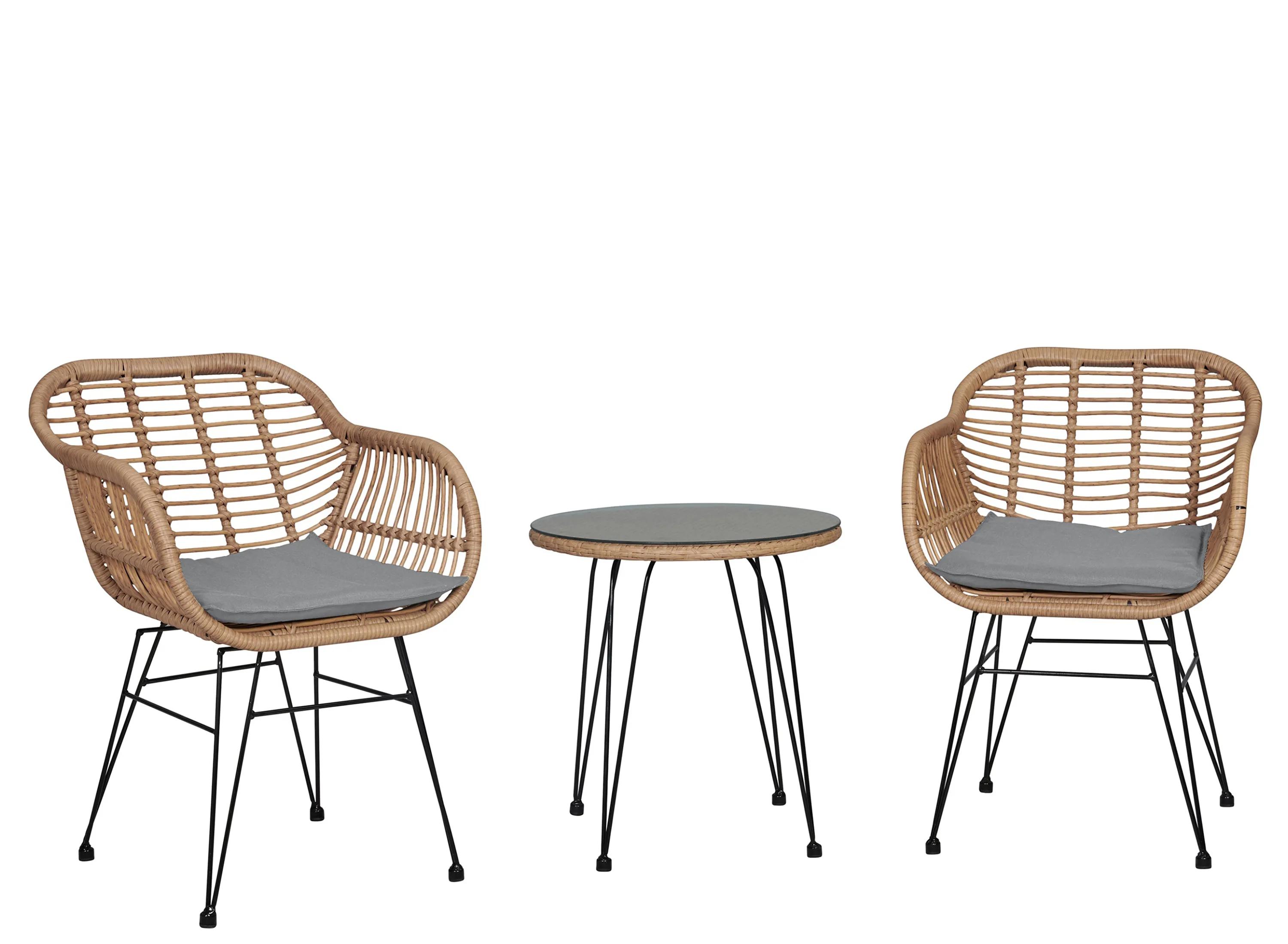 Antibes 1.0 3 Pc Outdoor Patio Set