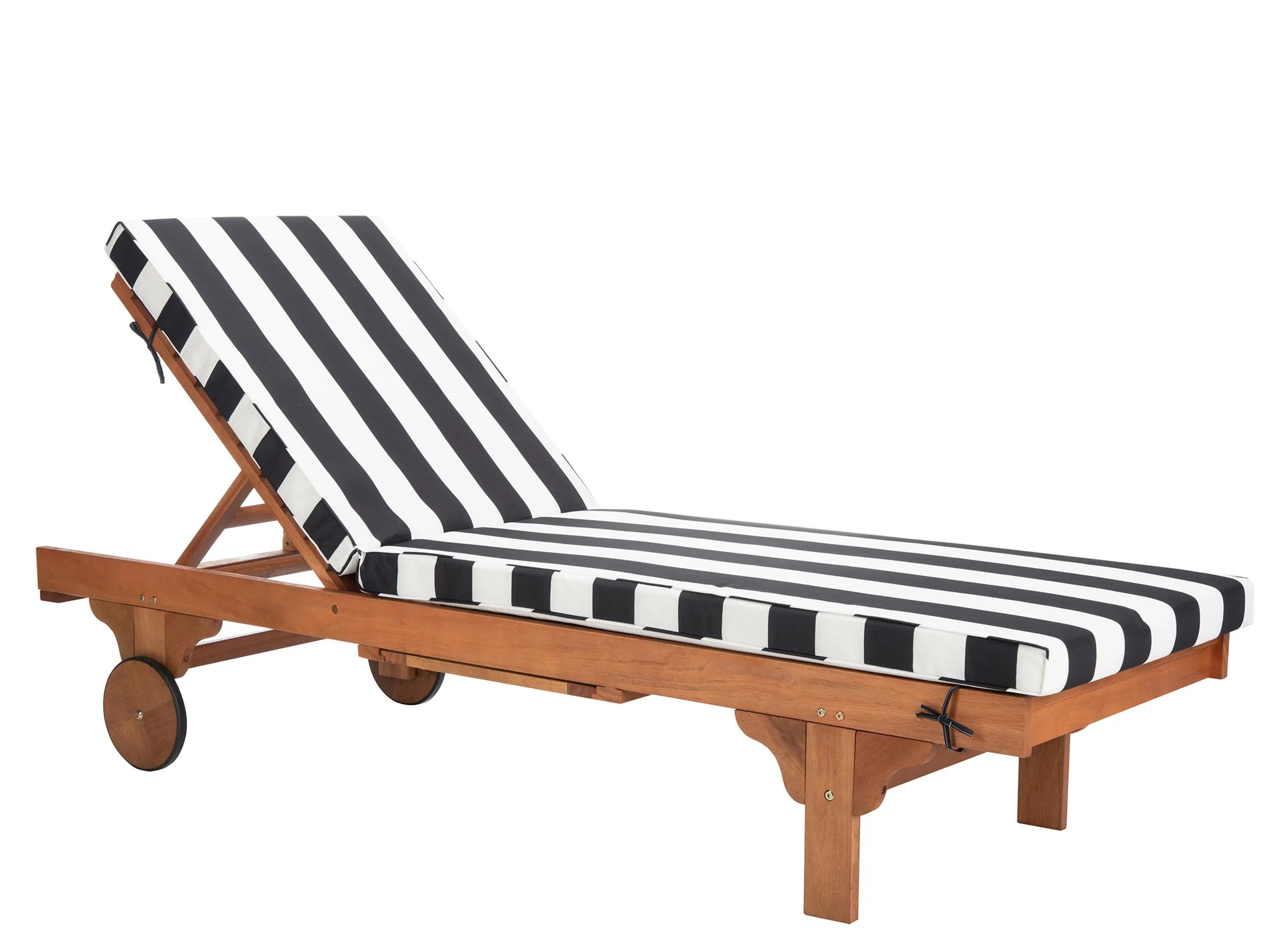 Newport Reclining Chaise Lounge w/ Side Table