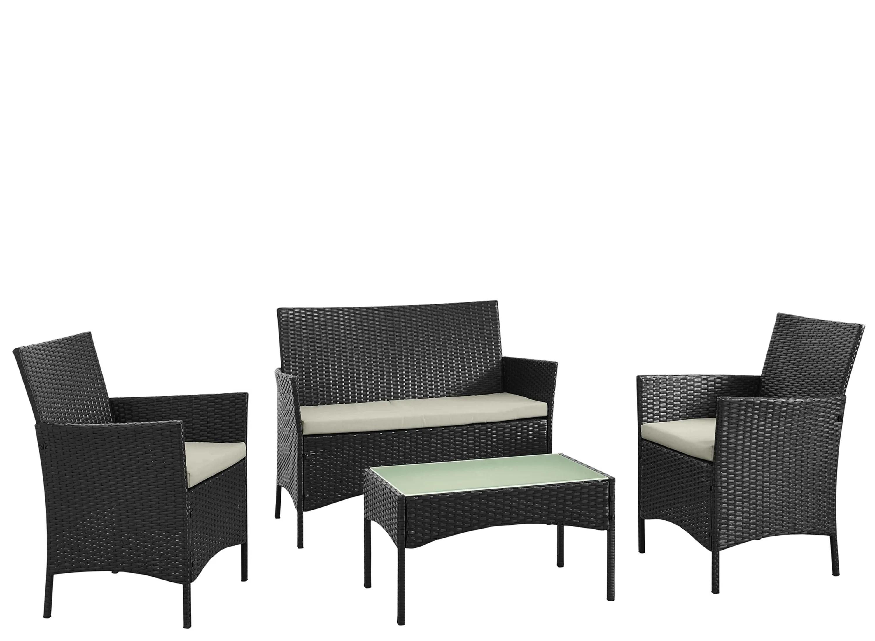 Imperia 4 Pc Outdoor Conversation Patio Set