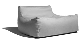 Veridiana Outdoor Bean Bag Loveseat / Modern Patio Sofa