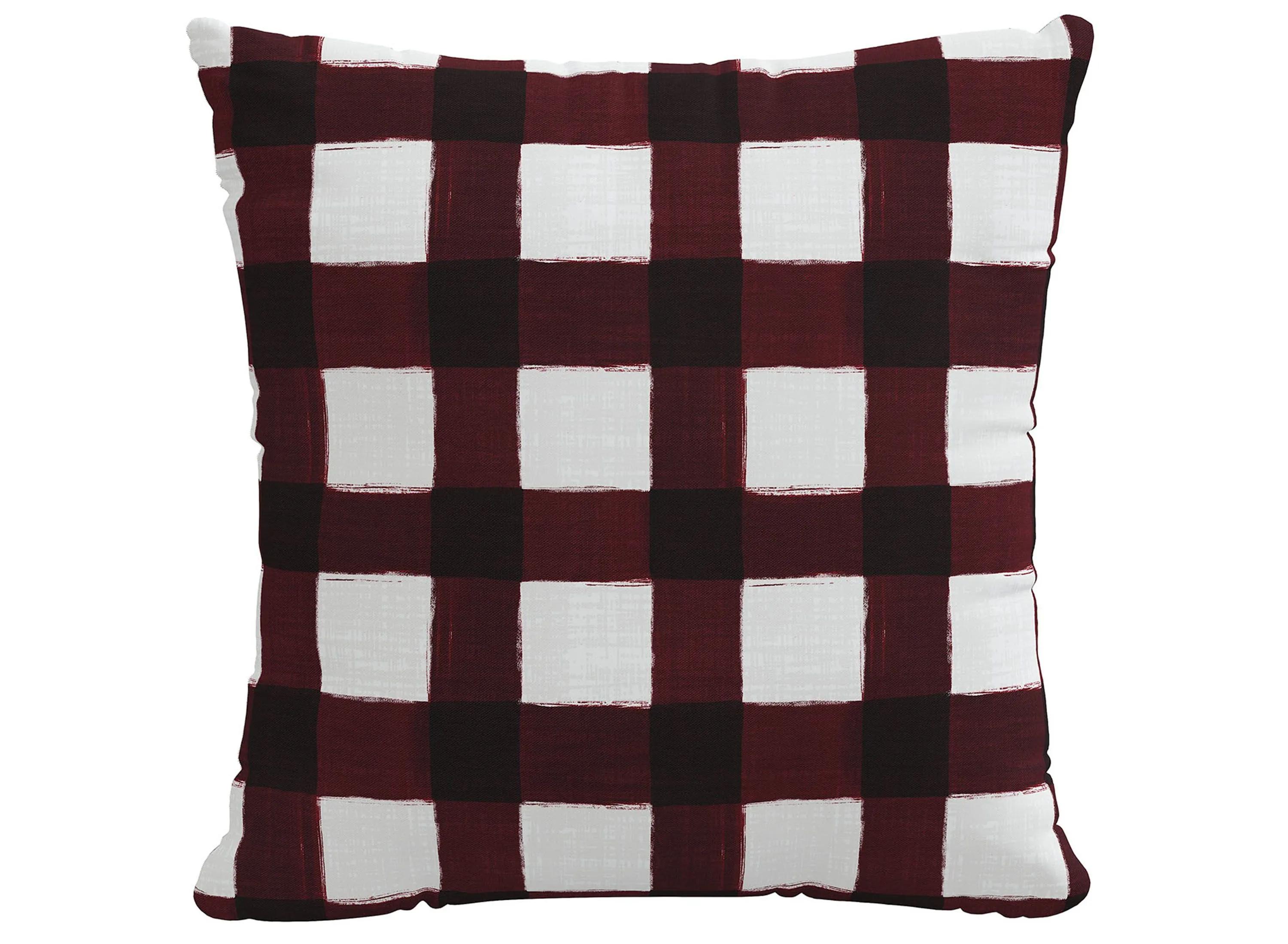 20 Holiday Plaid Pillow