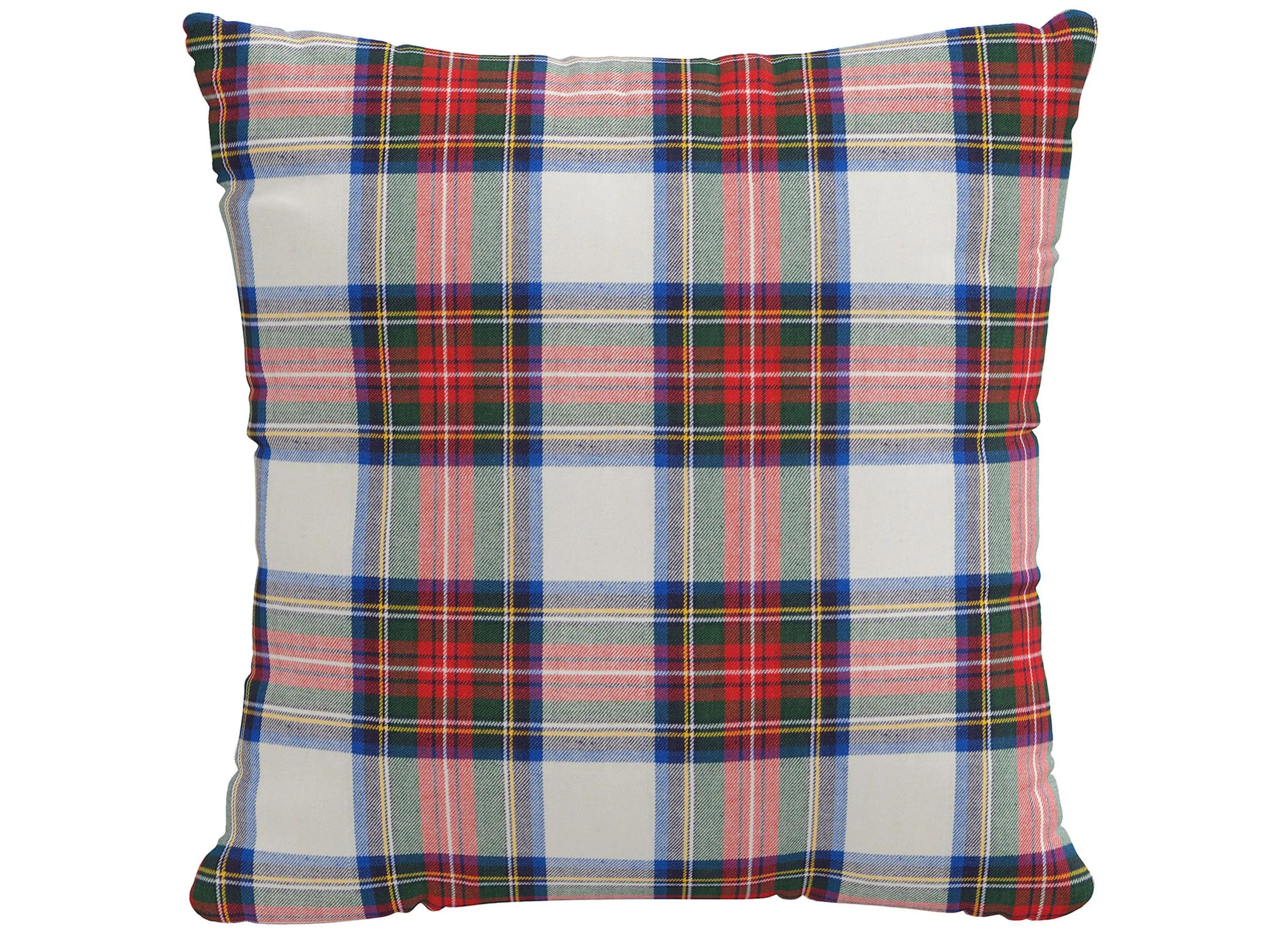 20 Holiday Plaid Pillow