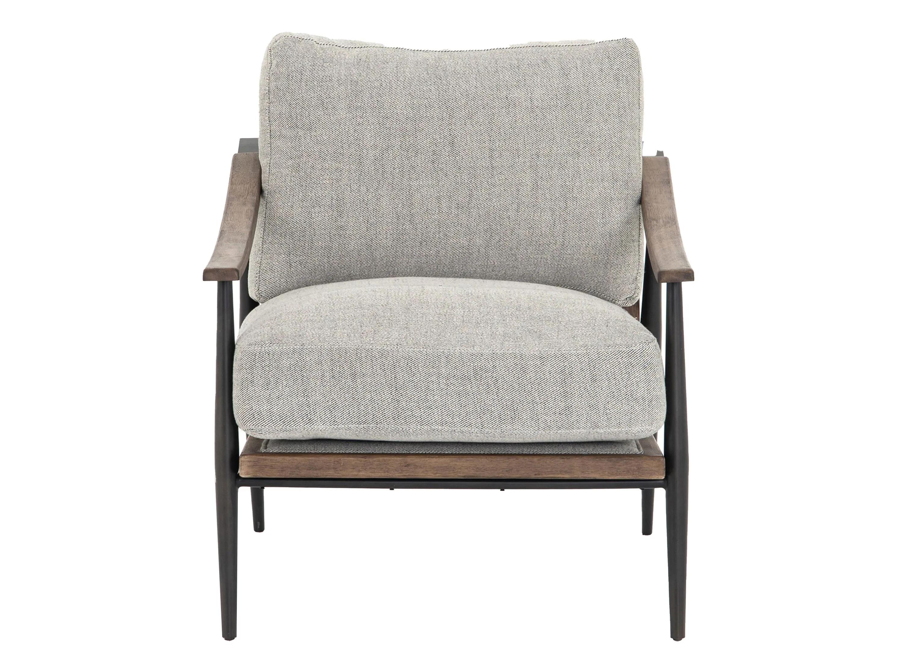 Westgate Kennedy Gray Fabric Accent Chair