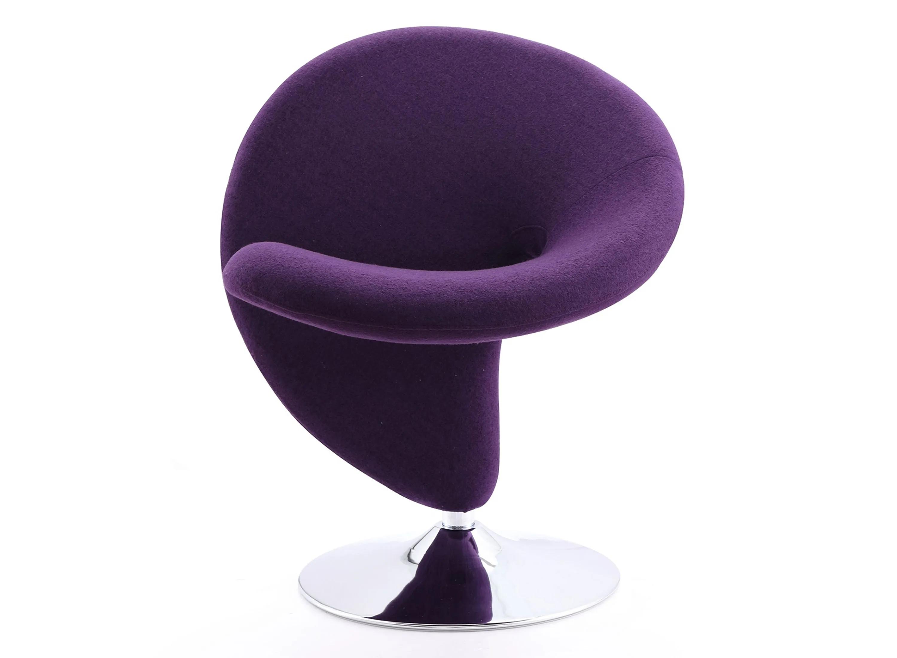 Curl Swivel Accent Chair