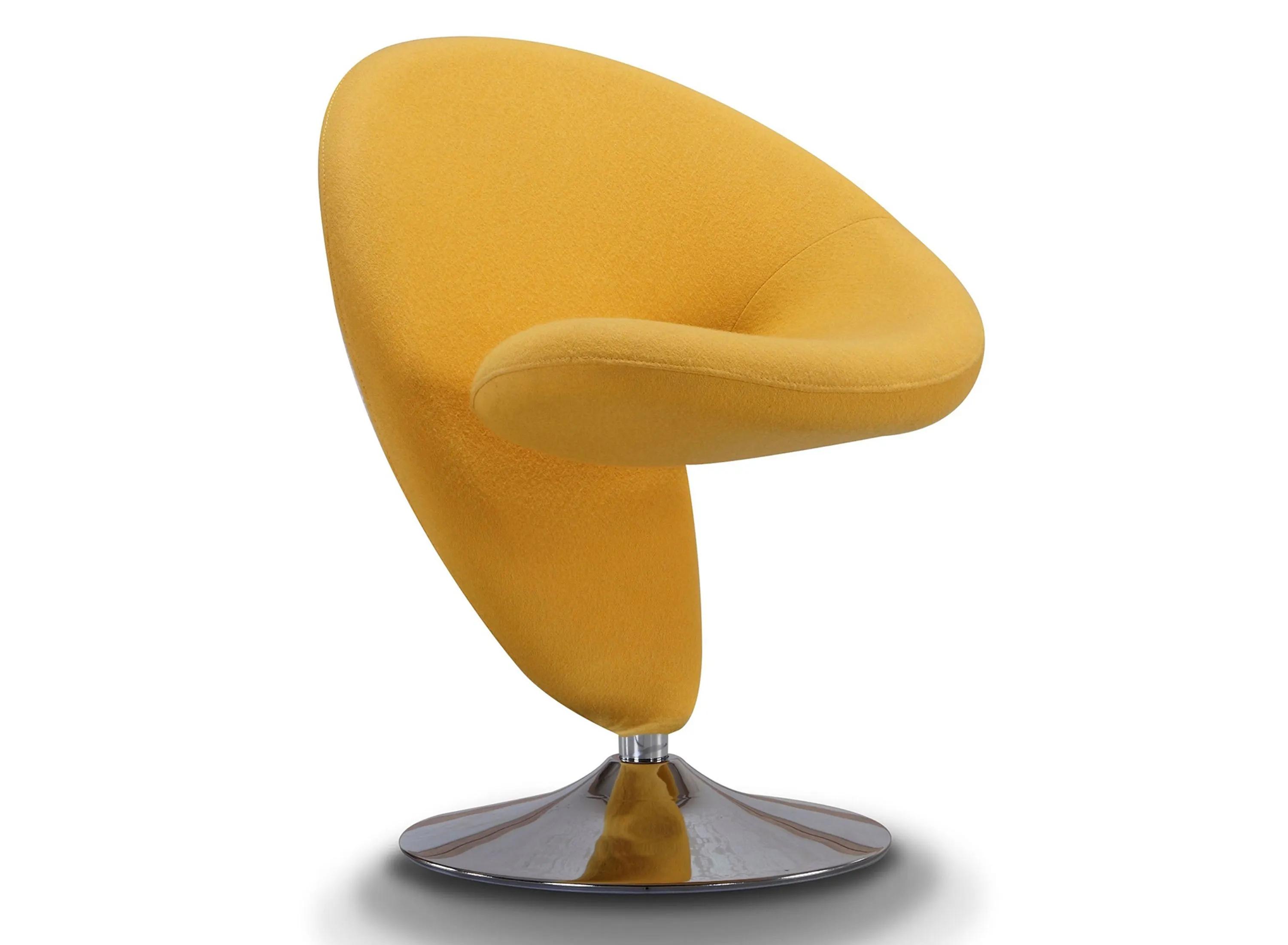 Curl Swivel Accent Chair