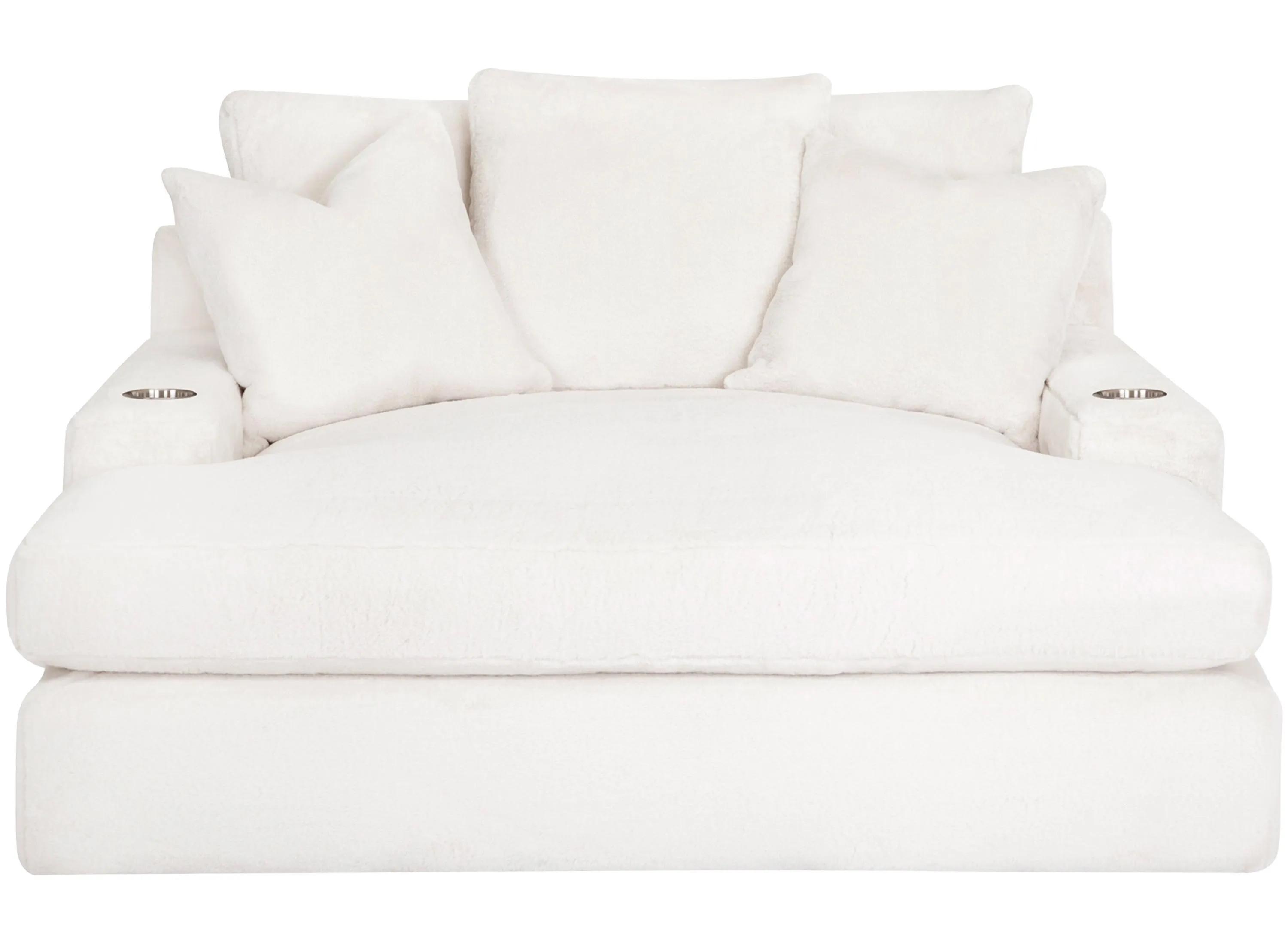 Woolly Chaise w/ Cup Holders and USB