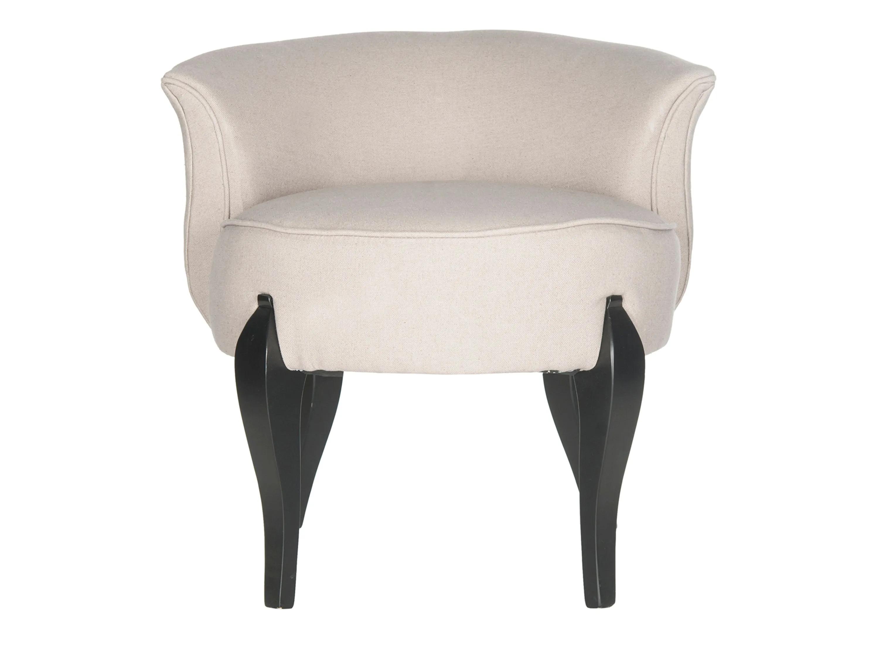 Wrenlow French Leg Linen Vanity Chair