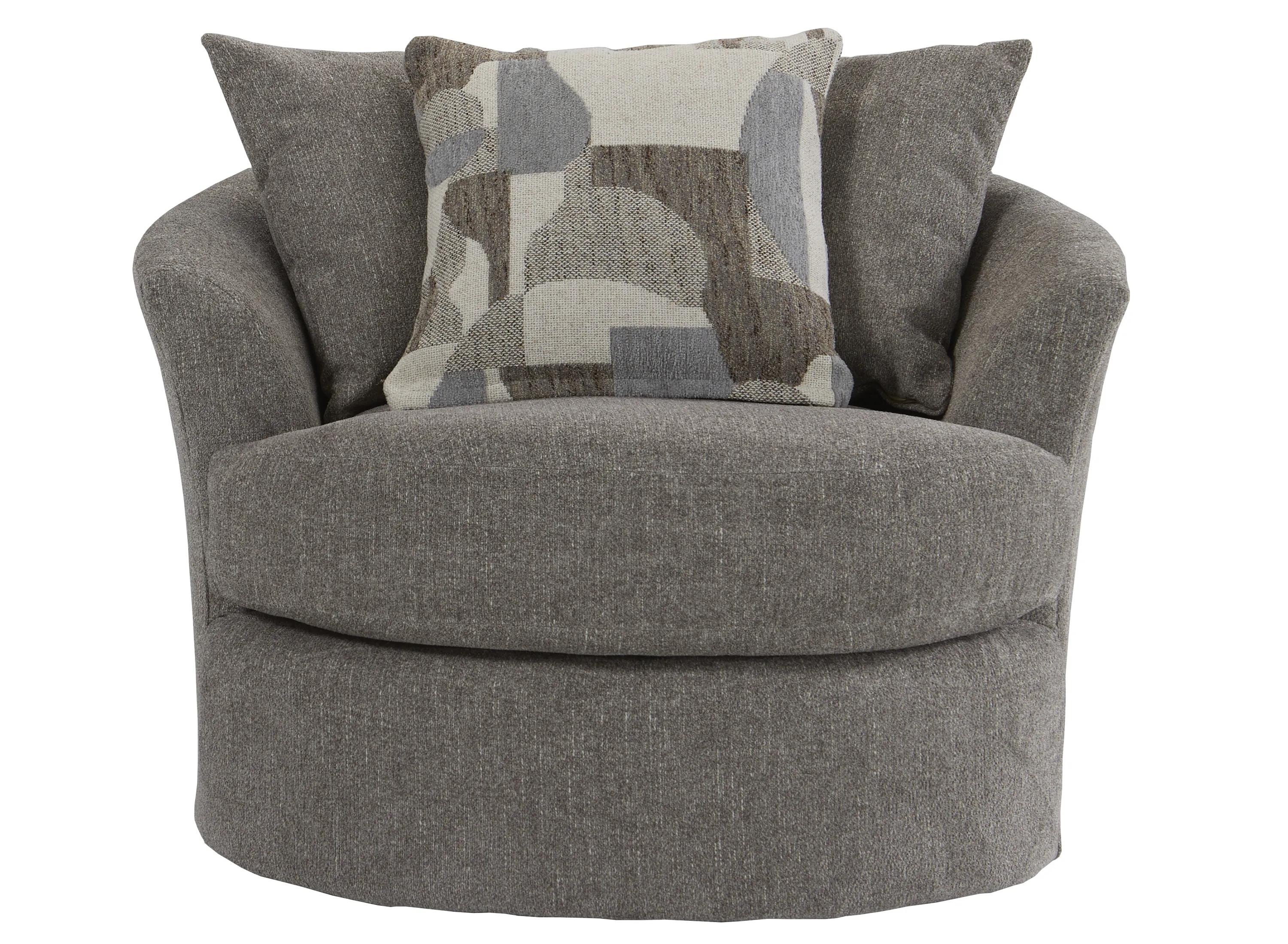 Carter Swivel Barrel Chair