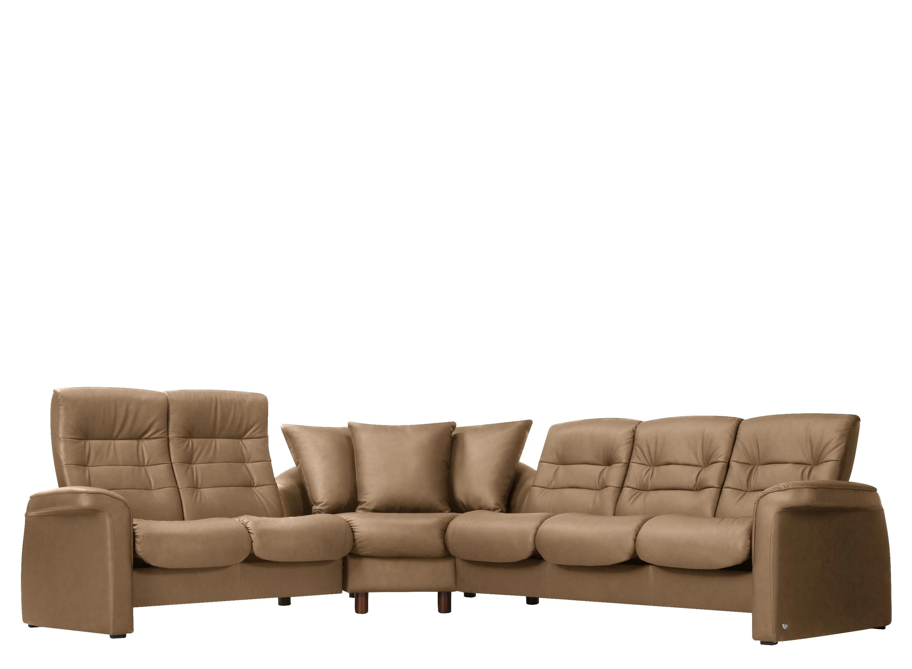 Stressless Sapphire 3-pc. Leather Reclining Sectional Sofa
