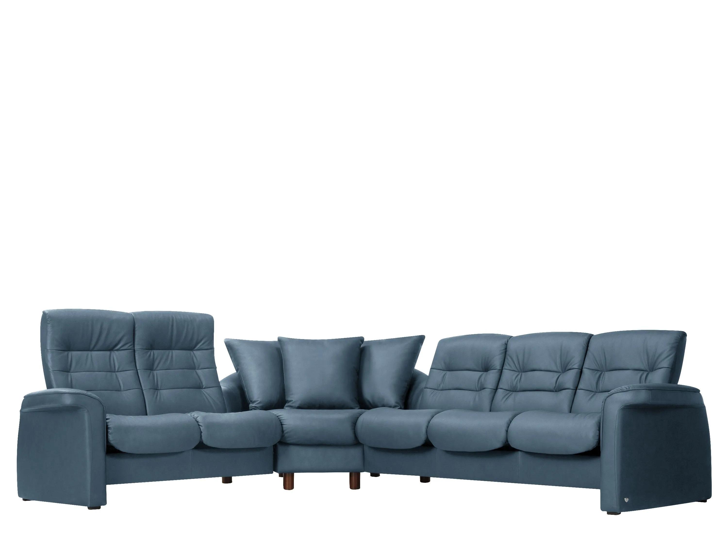 Stressless Sapphire 3-pc. Leather Reclining Sectional Sofa