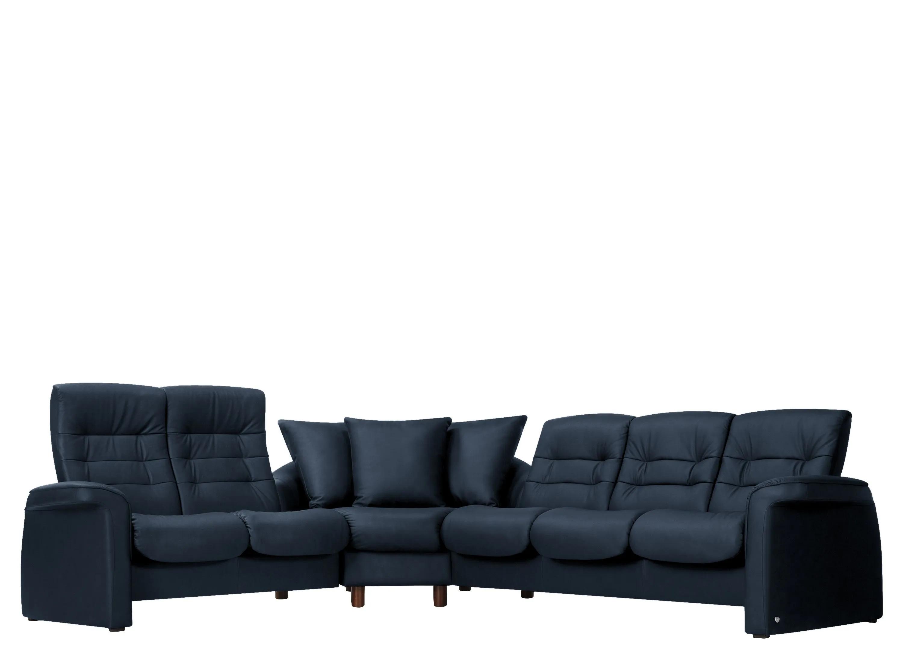 Stressless Sapphire 3-pc. Leather Reclining Sectional Sofa