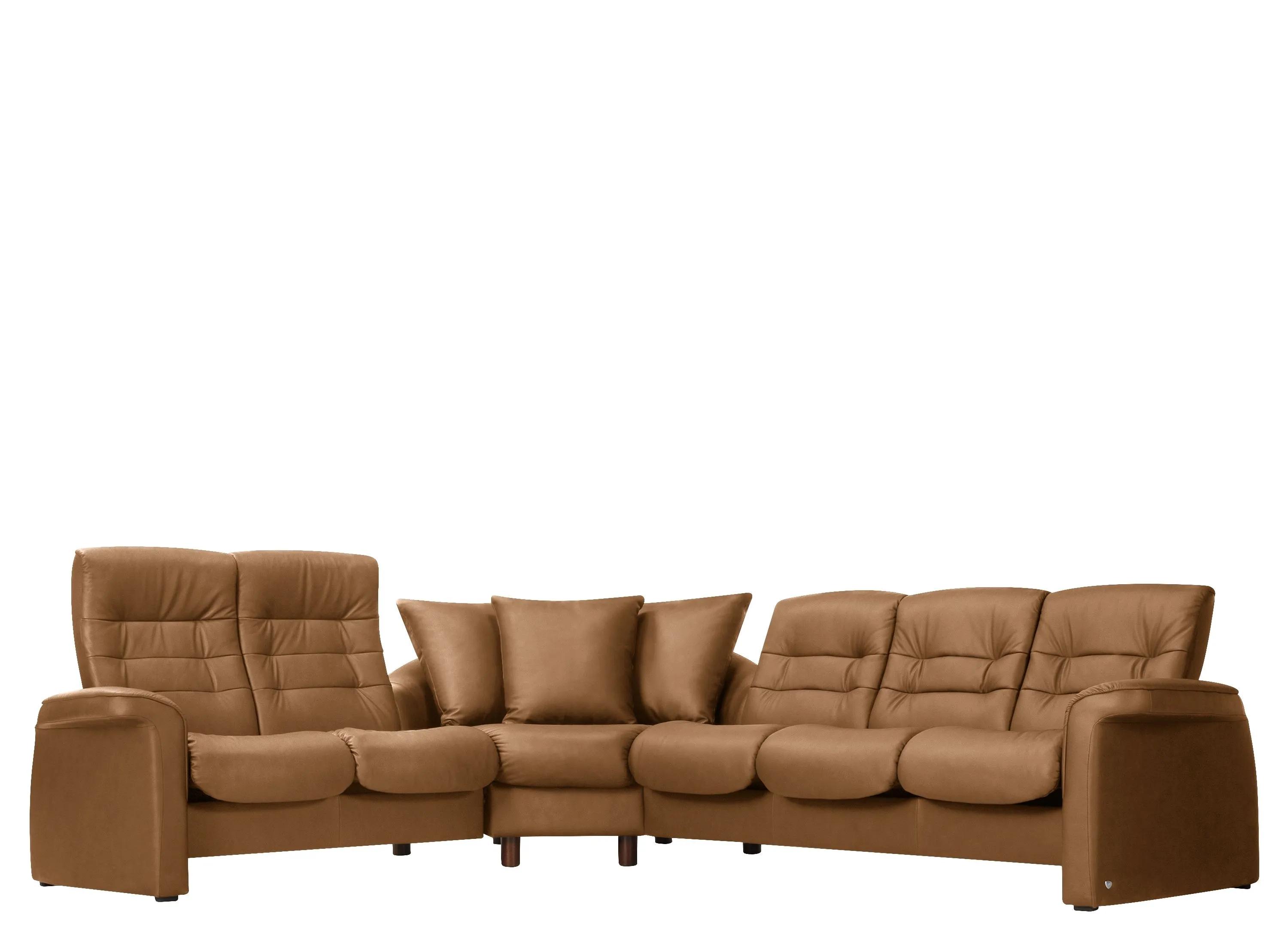 Stressless Sapphire 3-pc. Leather Reclining Sectional Sofa