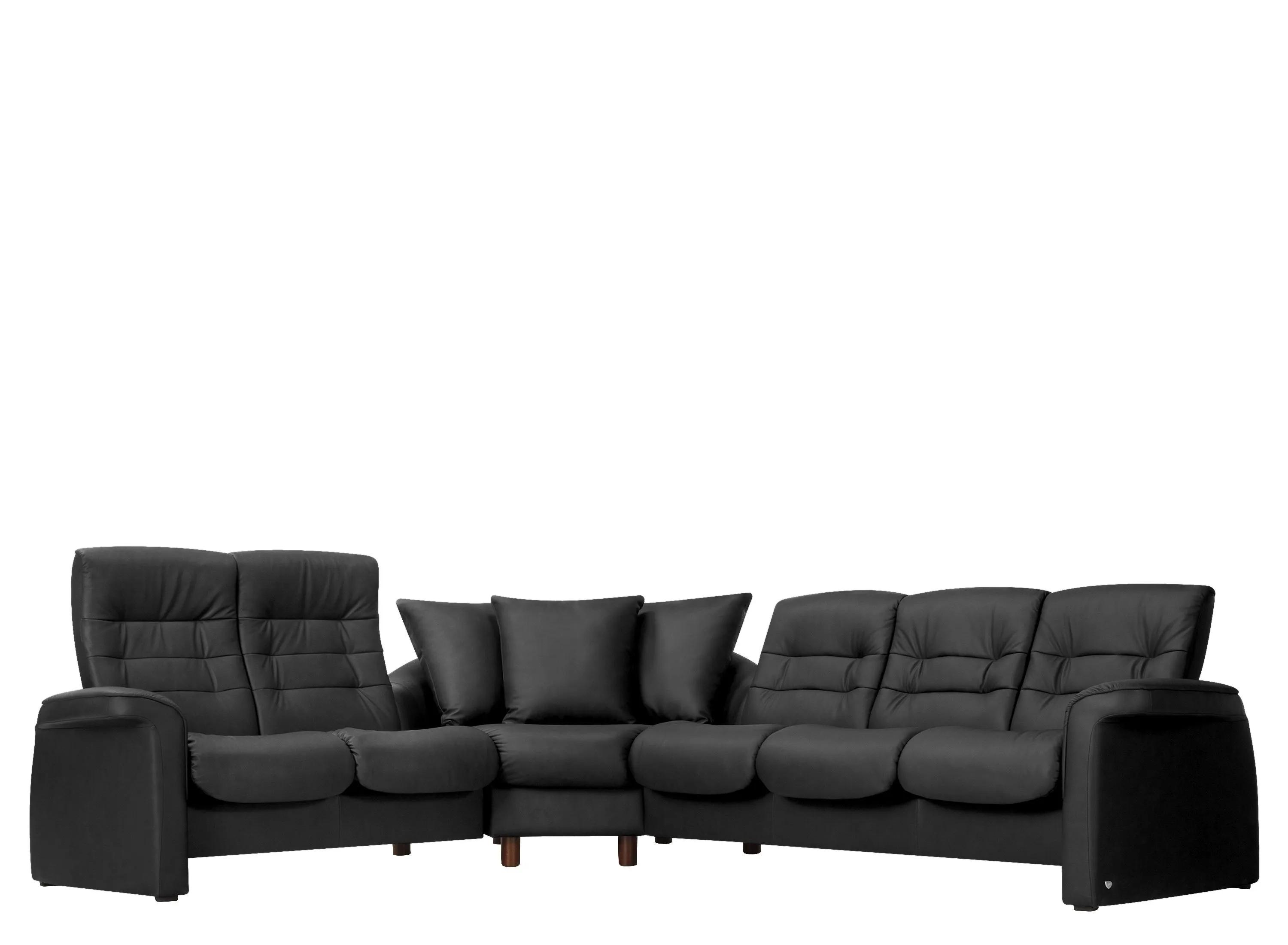 Stressless Sapphire 3-pc. Leather Reclining Sectional Sofa