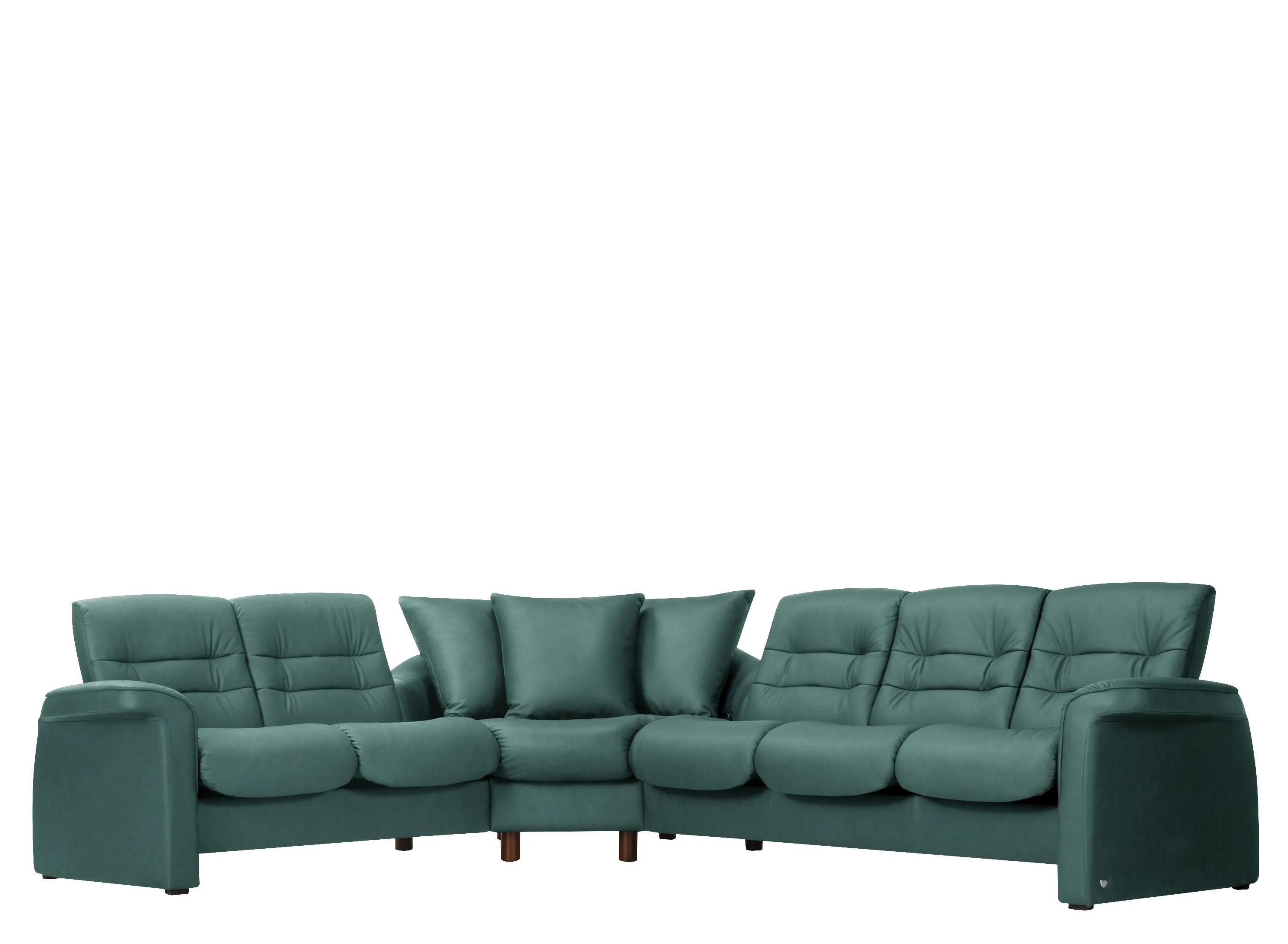Stressless Sapphire 3-pc. Leather Reclining Sectional Sofa
