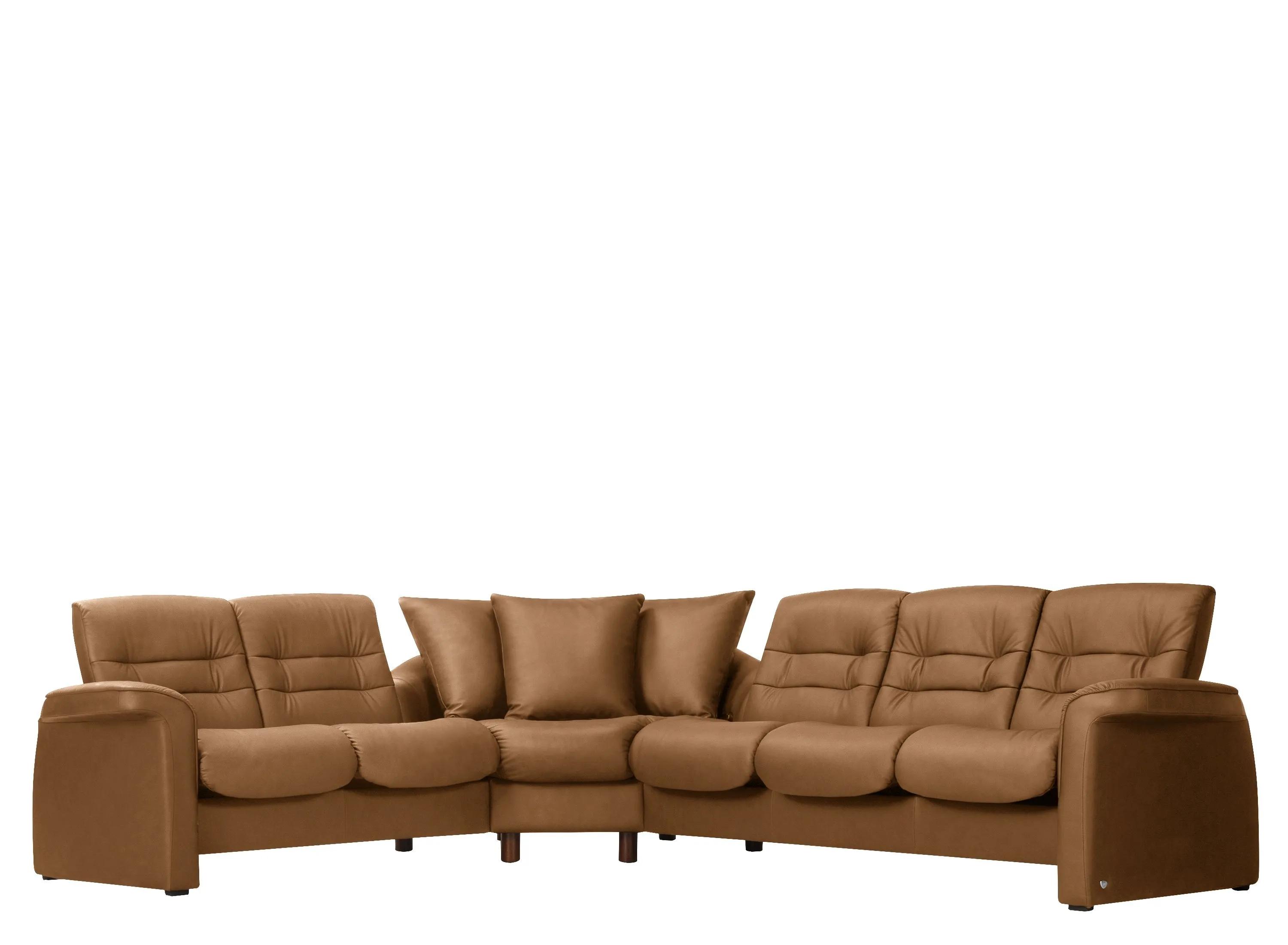 Stressless Sapphire 3-pc. Leather Reclining Sectional Sofa