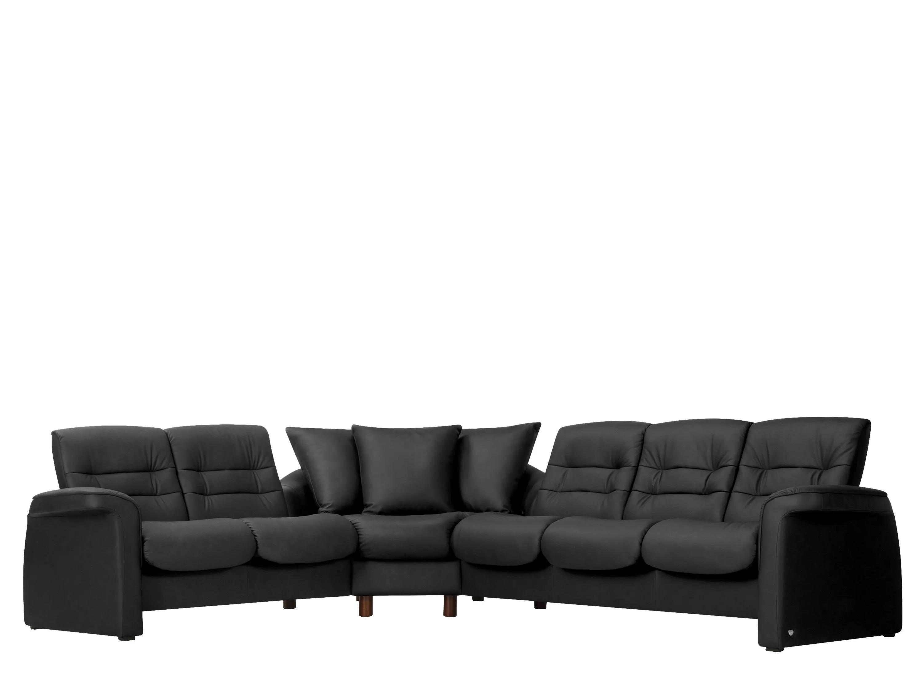 Stressless Sapphire 3-pc. Leather Reclining Sectional Sofa