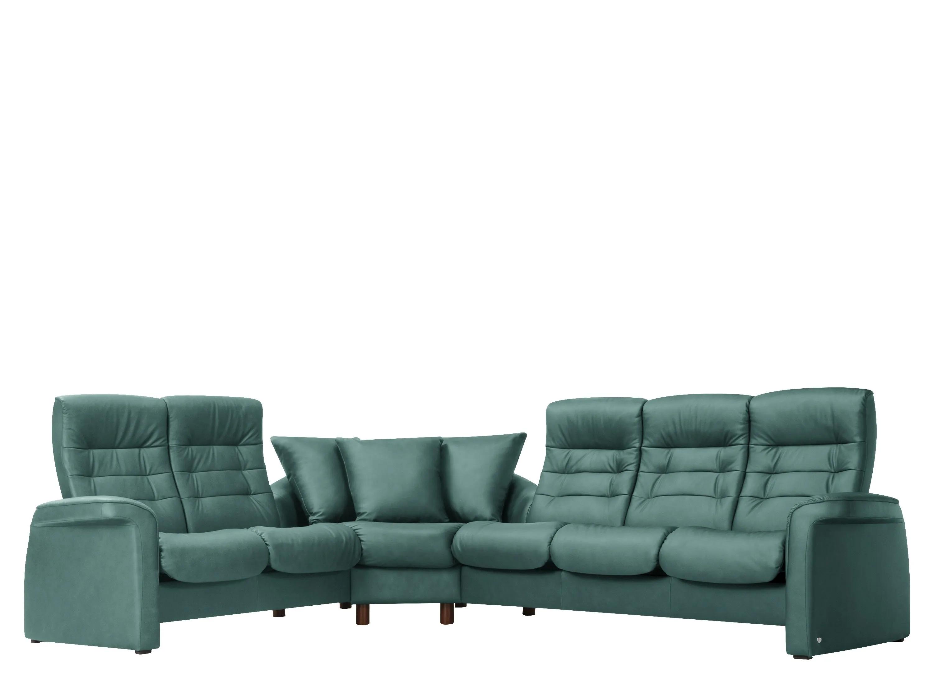 Stressless Sapphire 3-pc. Leather Reclining Sectional Sofa