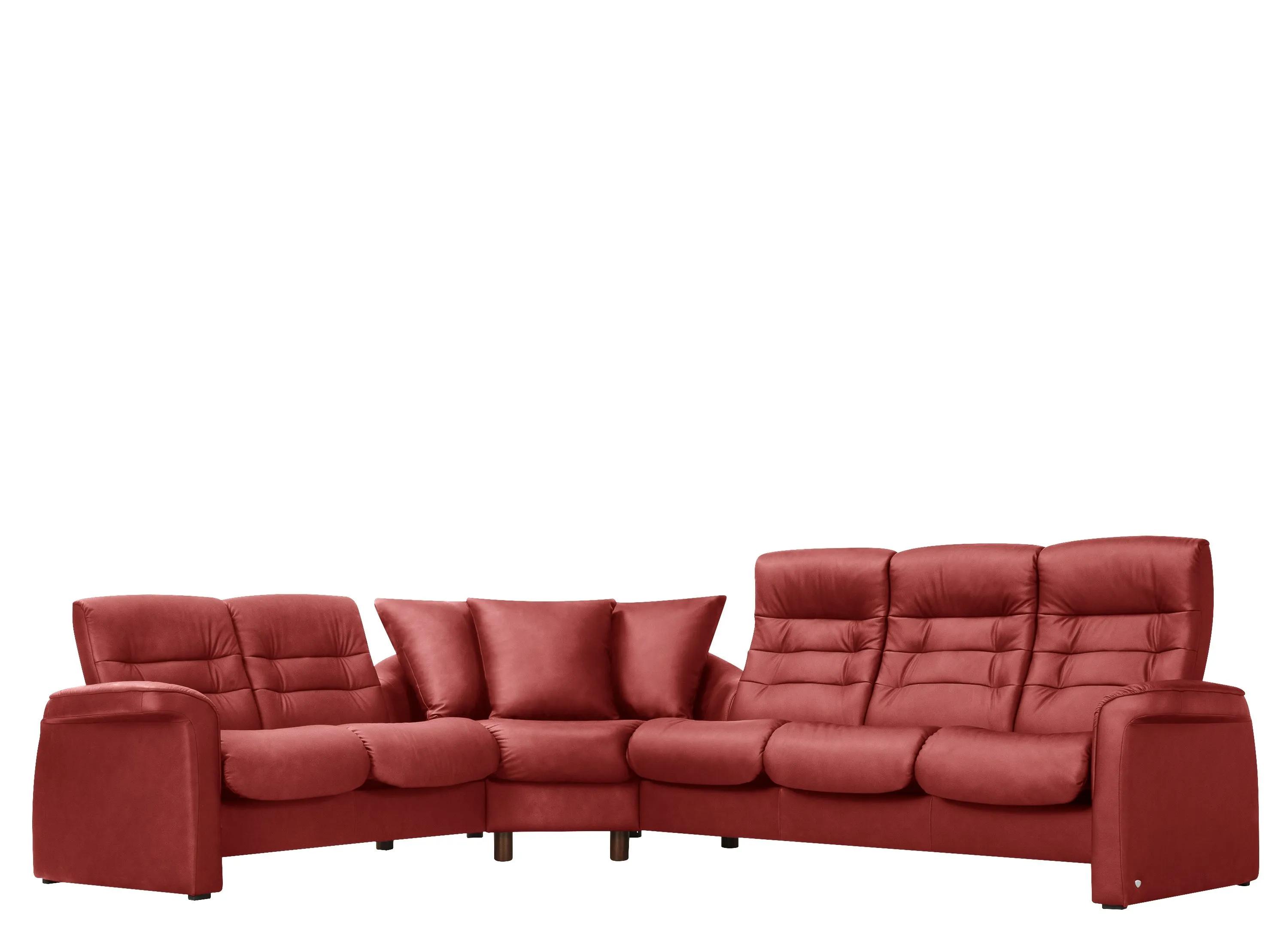 Stressless Sapphire 3-pc. Leather Reclining Sectional Sofa