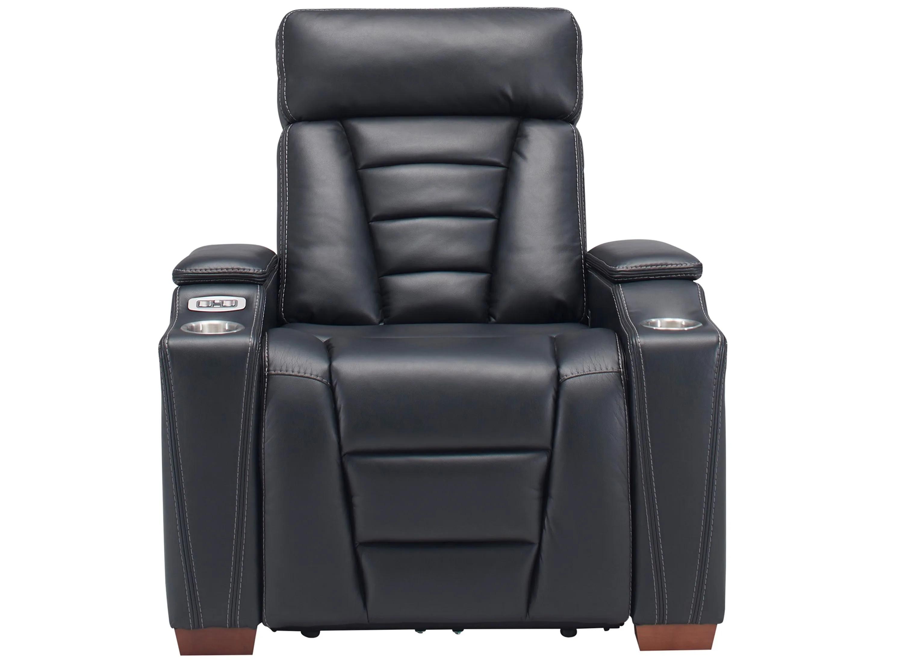 Edison Power Home Theater Recliner w/ Storage