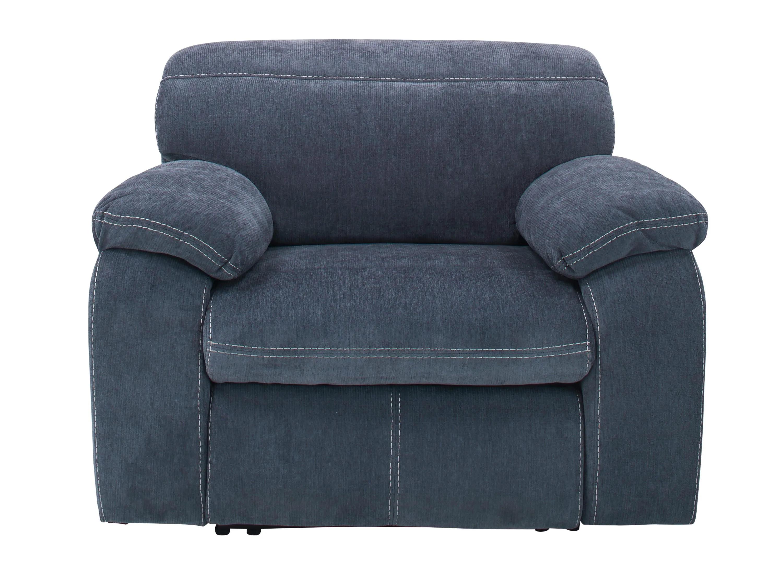 Enbright Microfiber Power Recliner w/ Ratchet Headrest