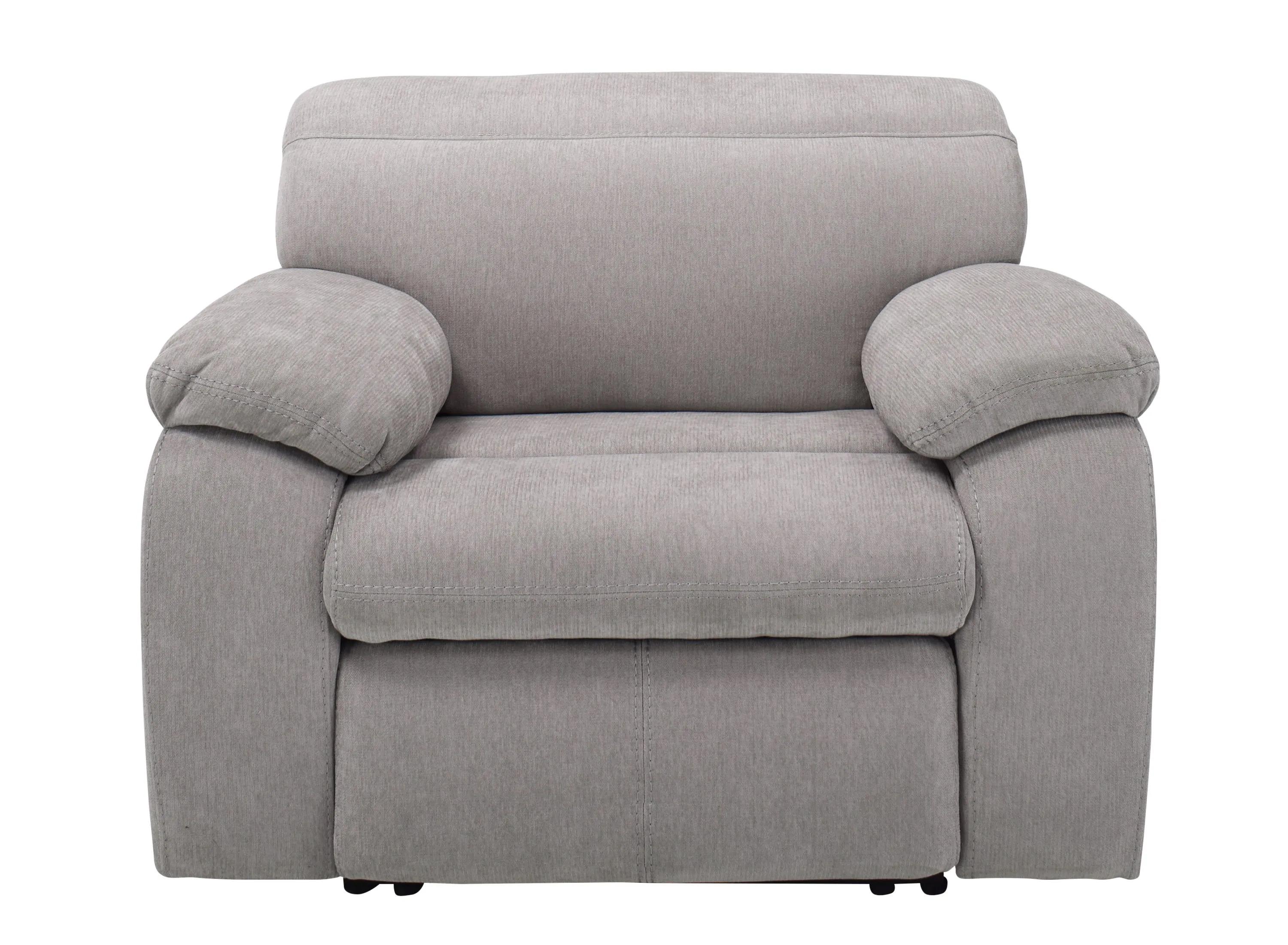 Enbright Microfiber Power Recliner w/ Ratchet Headrest
