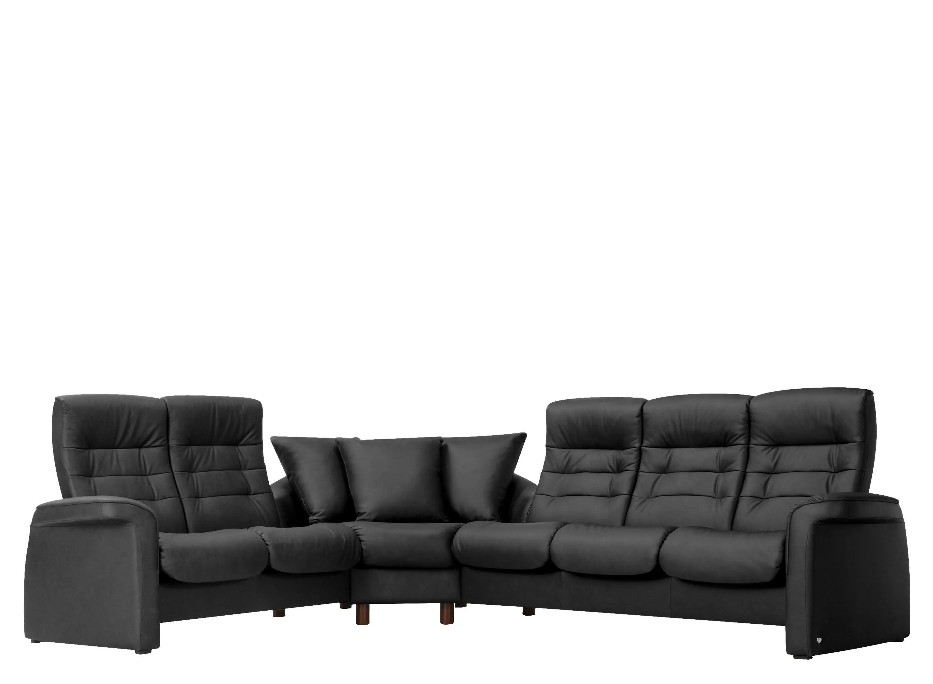 Stressless Sapphire 3-pc. Leather Reclining Sectional Sofa
