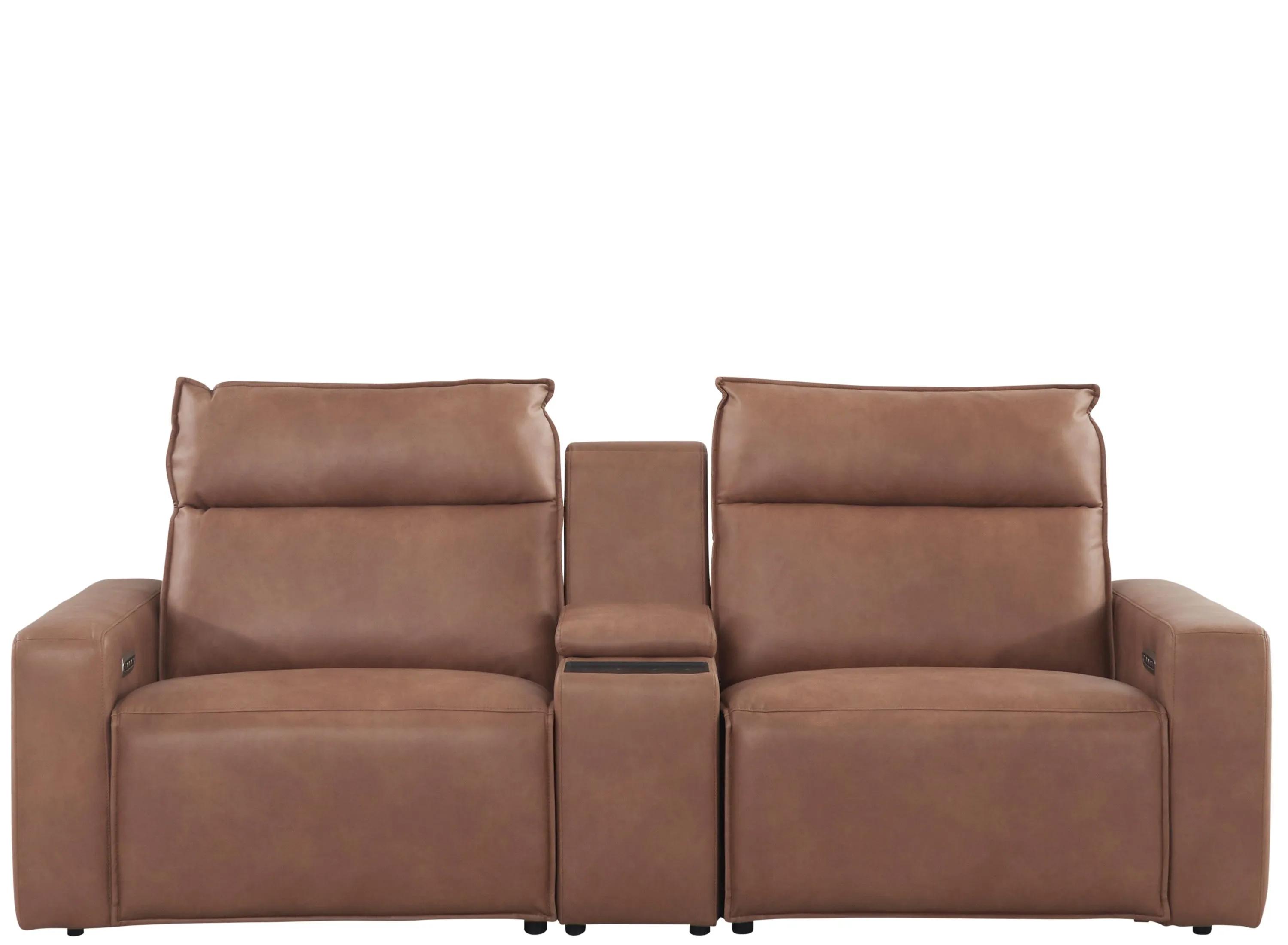 ModularTwo 3-pc. Power Console Loveseat w/ Power Headrest